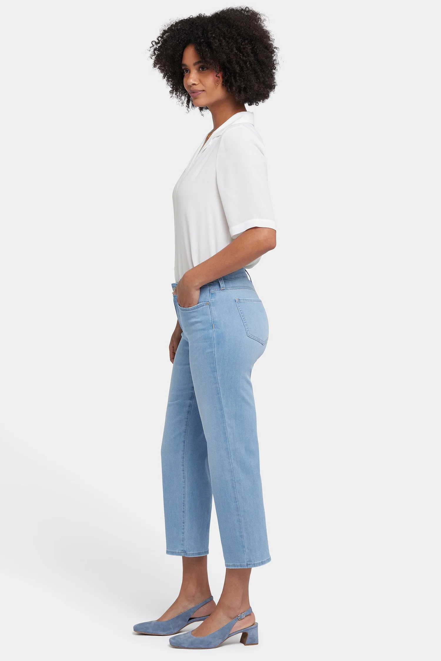 Relaxed Piper Crop Jeans In Petite - Canary Beach sold by NYDJ product image thumbnail 5