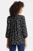 Pintuck Blouse - Cascade Petals sold by NYDJ