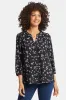 Pintuck Blouse - Cascade Petals sold by NYDJ