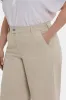 Mona Wide Leg Trouser Ankle Jeans In Plus Size - Feather sold by NYDJ