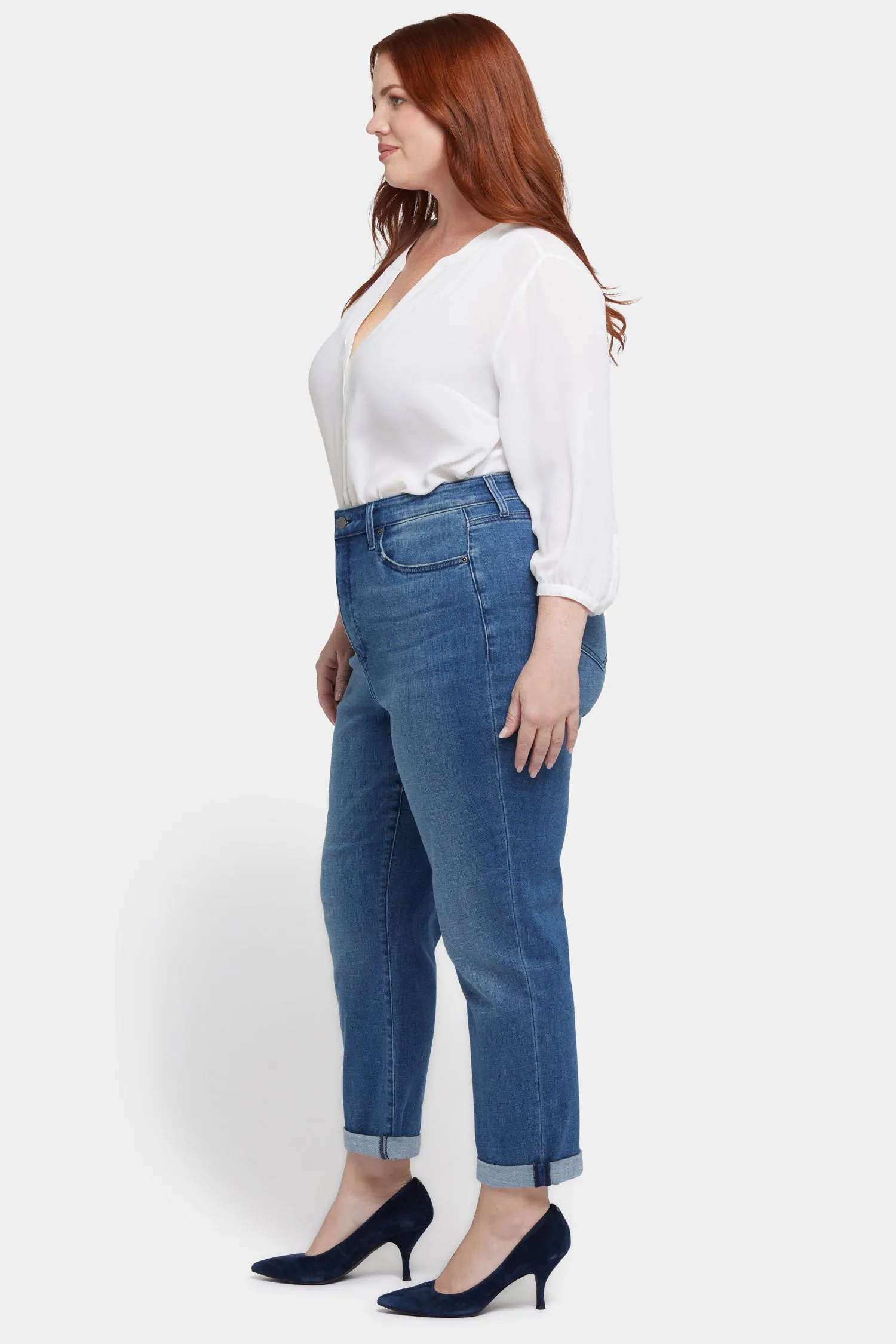 Margot Girlfriend Jeans In Plus Size - Cascade Wave sold by NYDJ product image thumbnail 5