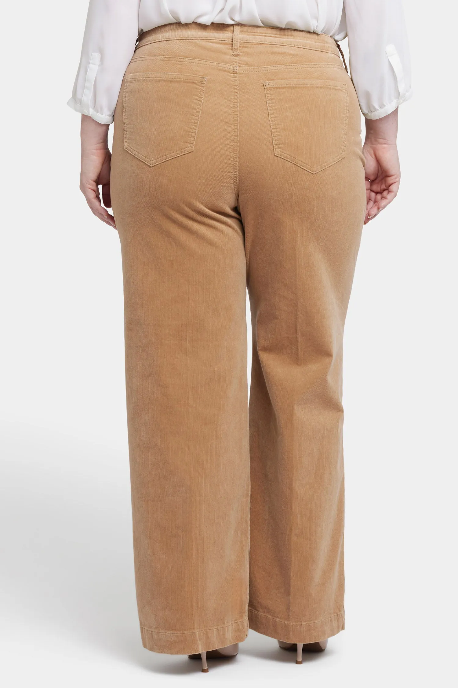 Teresa Wide Leg Pants In Plus Size - Sand Dune sold by NYDJ product image thumbnail 2