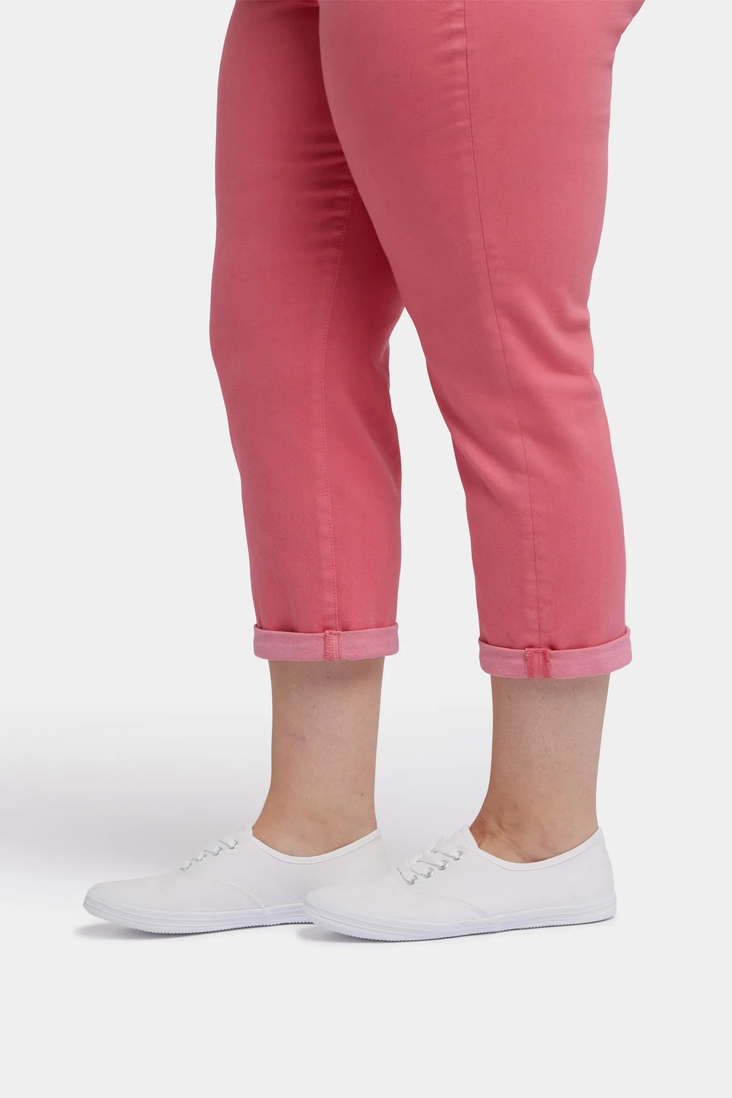 Chloe Skinny Capri Jeans In Plus Size - Spiced Coral sold by NYDJ product image thumbnail 5