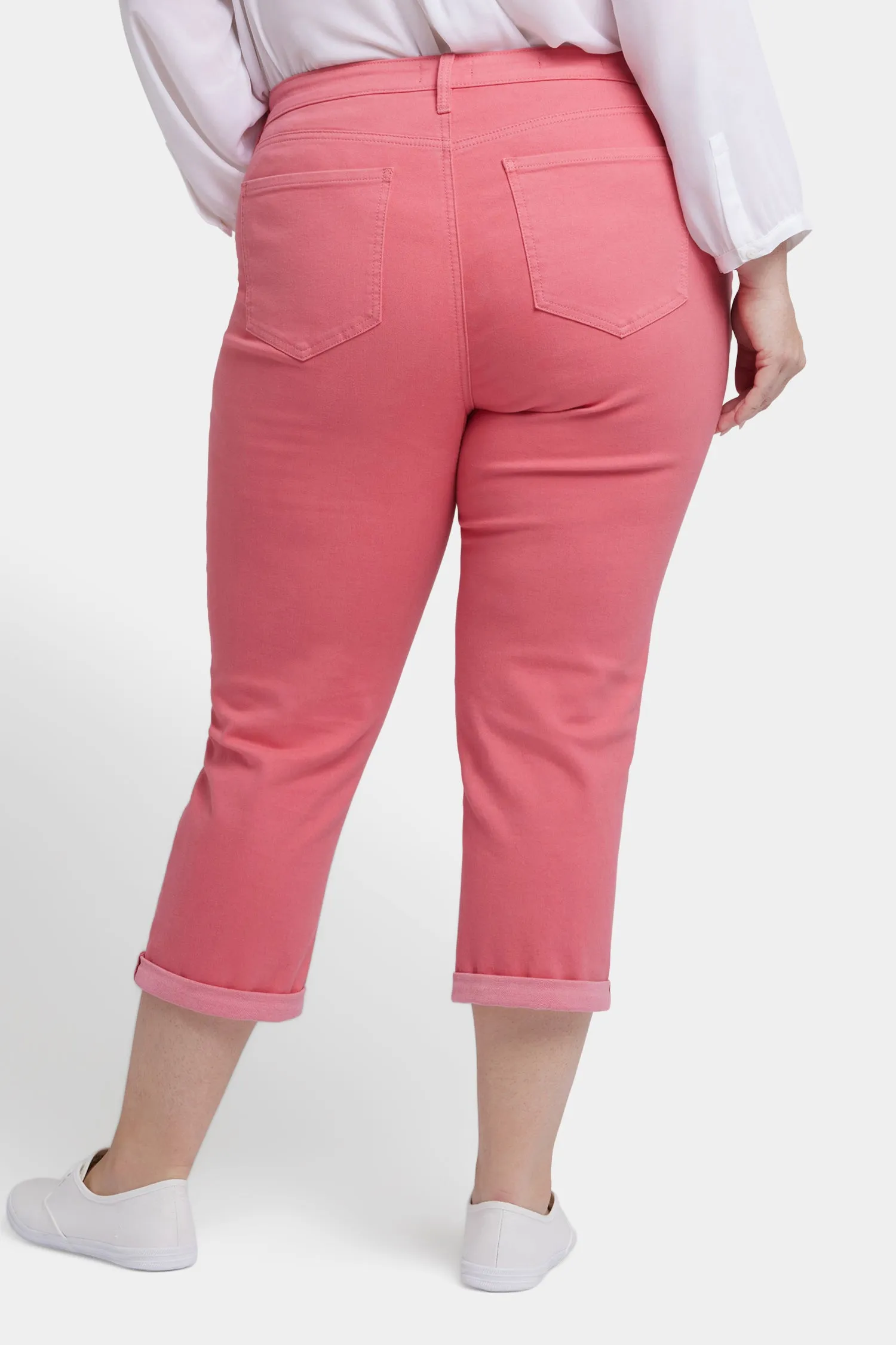 Chloe Skinny Capri Jeans In Plus Size - Spiced Coral sold by NYDJ product image thumbnail 2