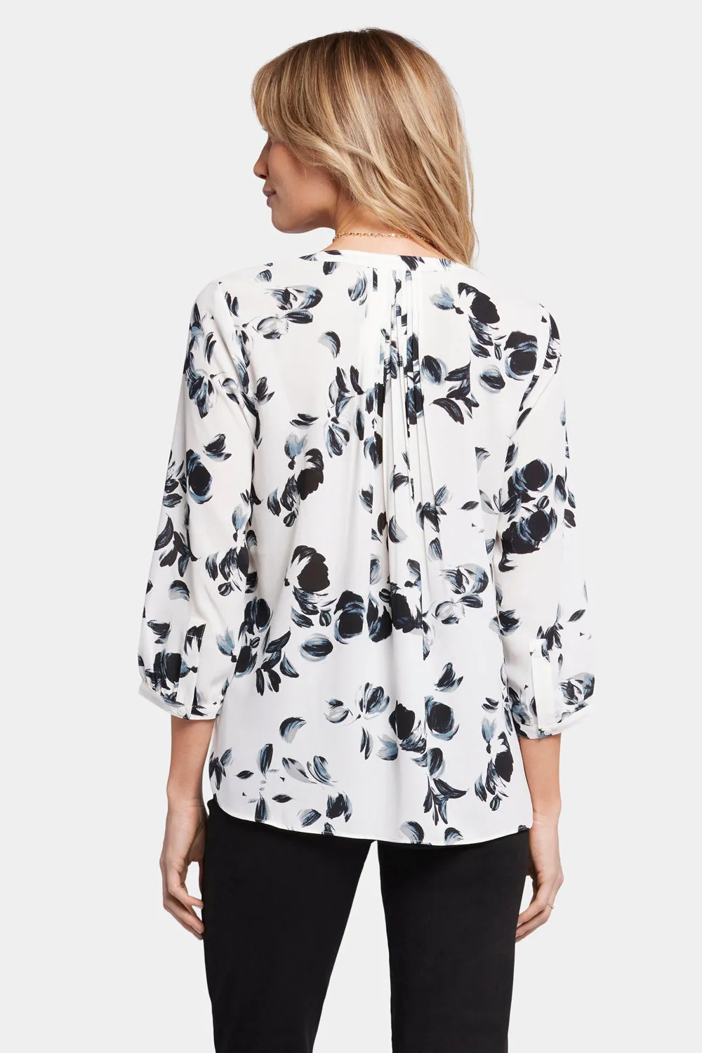 Pintuck Blouse - Lotus Leaf sold by NYDJ product image thumbnail 2