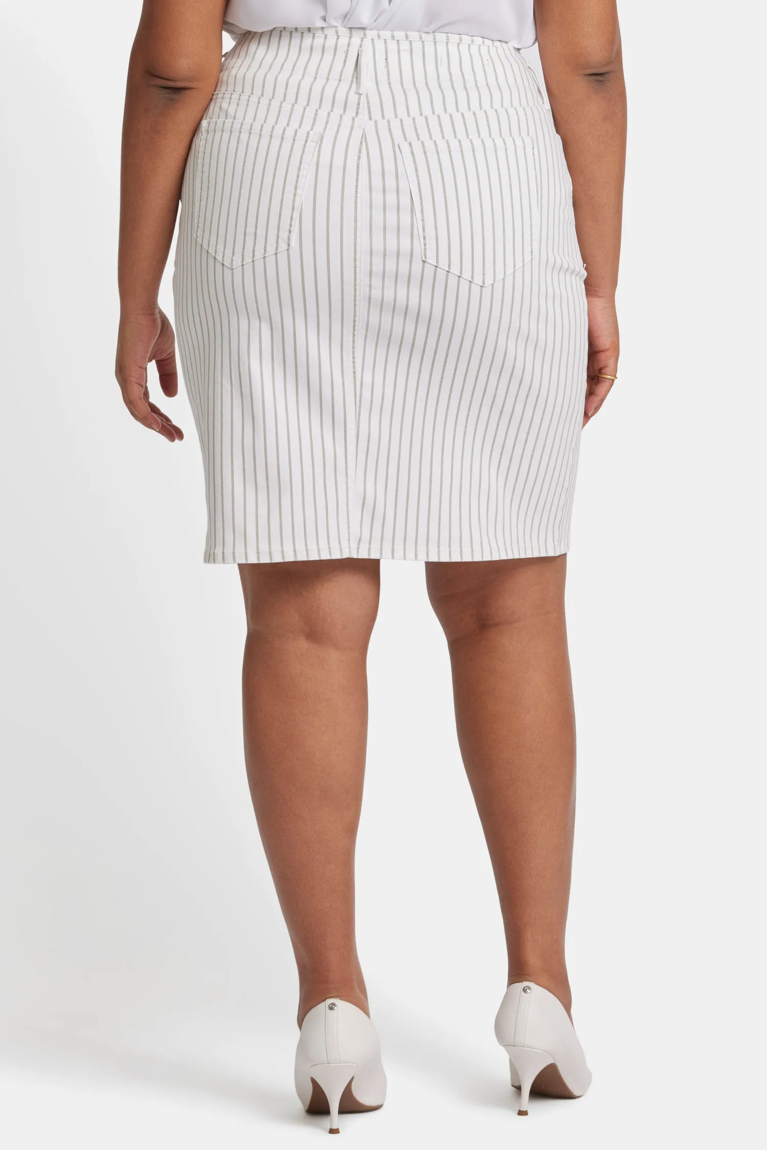 High Waist Skirt In Petite Plus Size - Beach Cruise Stripe sold by NYDJ product image thumbnail 2