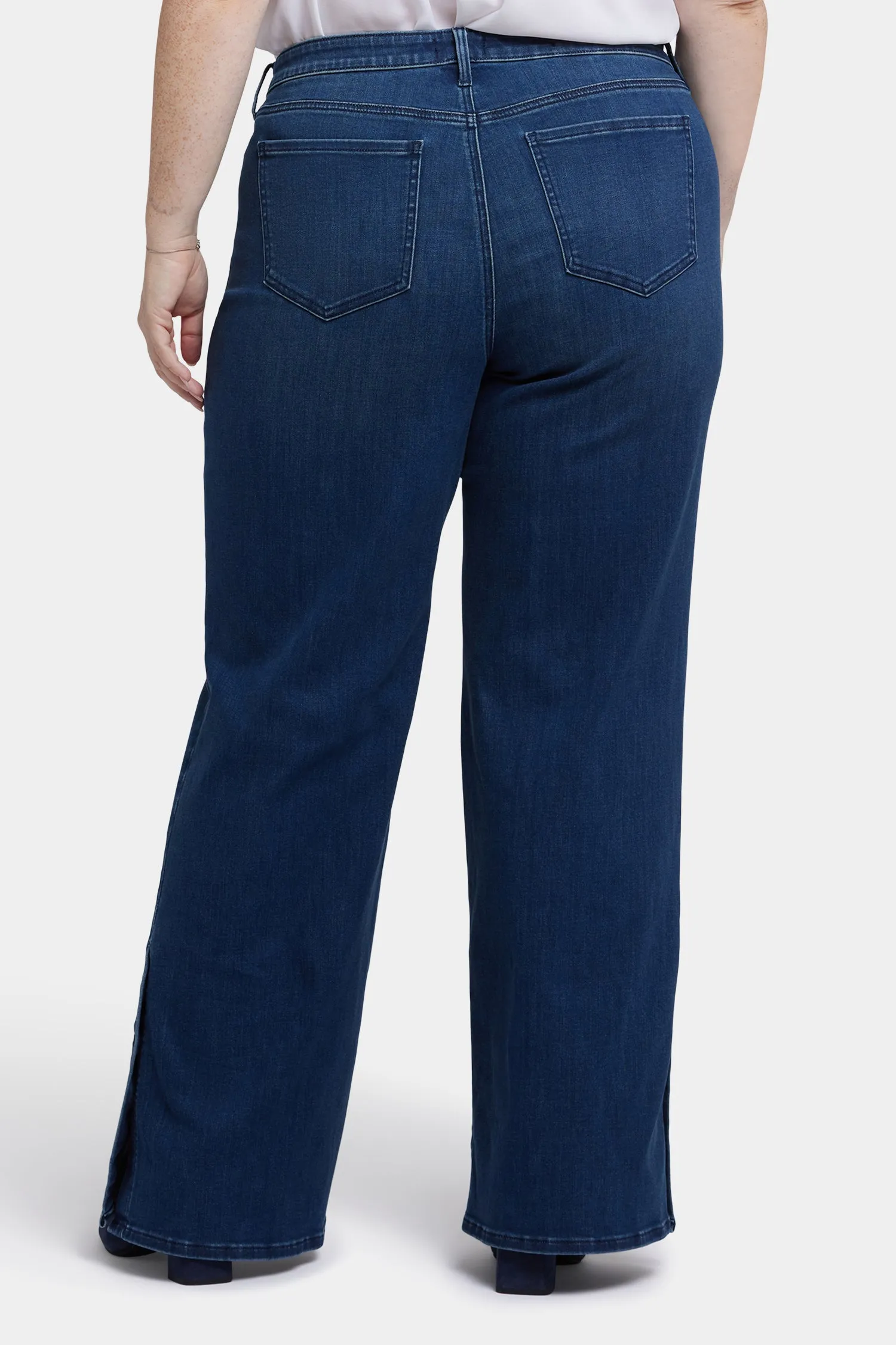 Teresa Wide Leg Jeans In Plus Size - Ibiza Blues sold by NYDJ product image thumbnail 2
