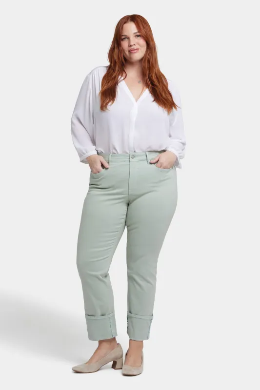 Marilyn Straight Jeans In Plus Size - Tomatillo sold by NYDJ