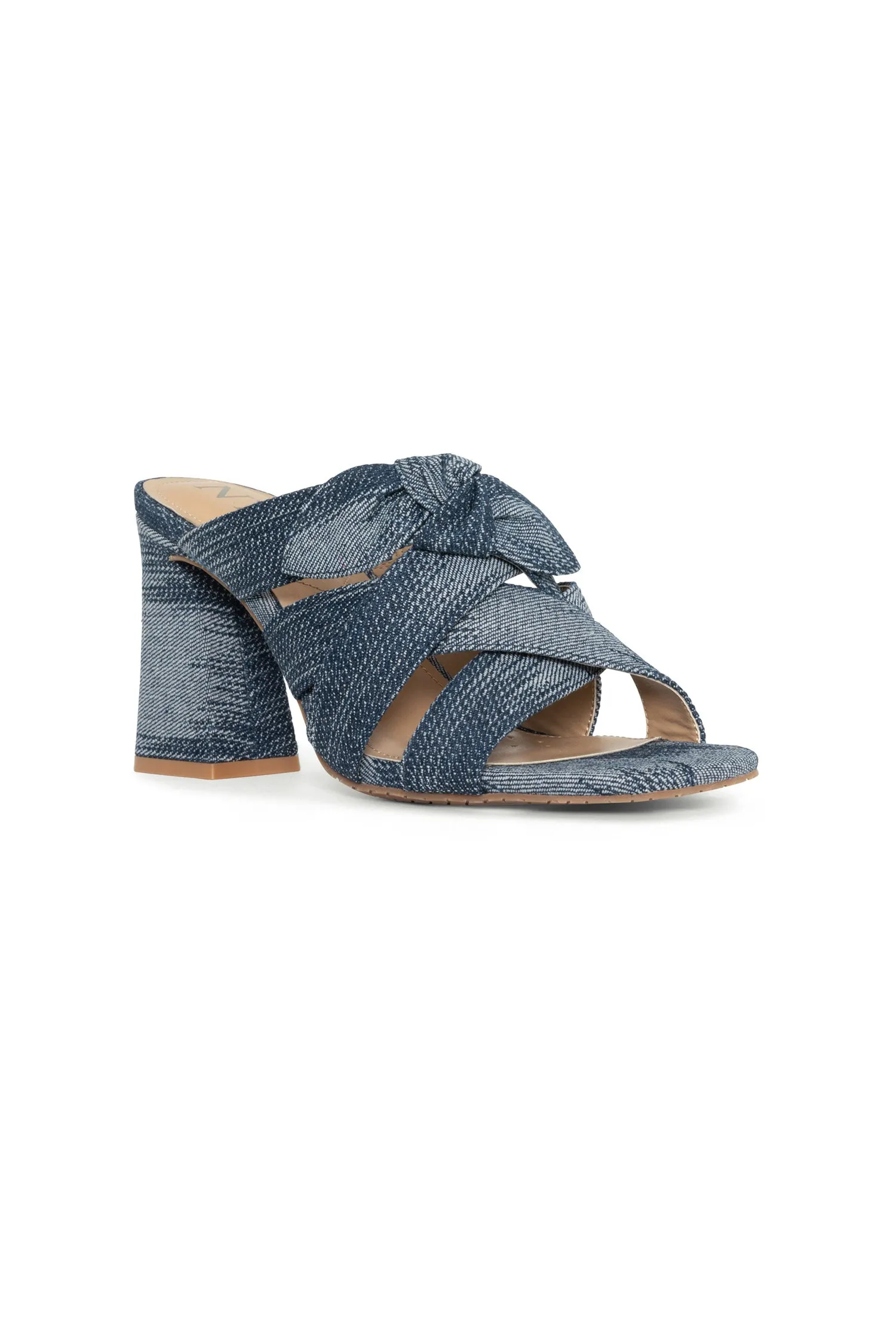 Loreri Mule Sandals - Dark Blue sold by NYDJ
