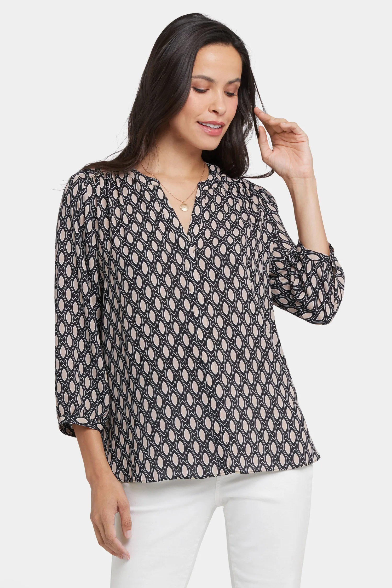 Pintuck Blouse - Roca Lissa sold by NYDJ product image thumbnail 4