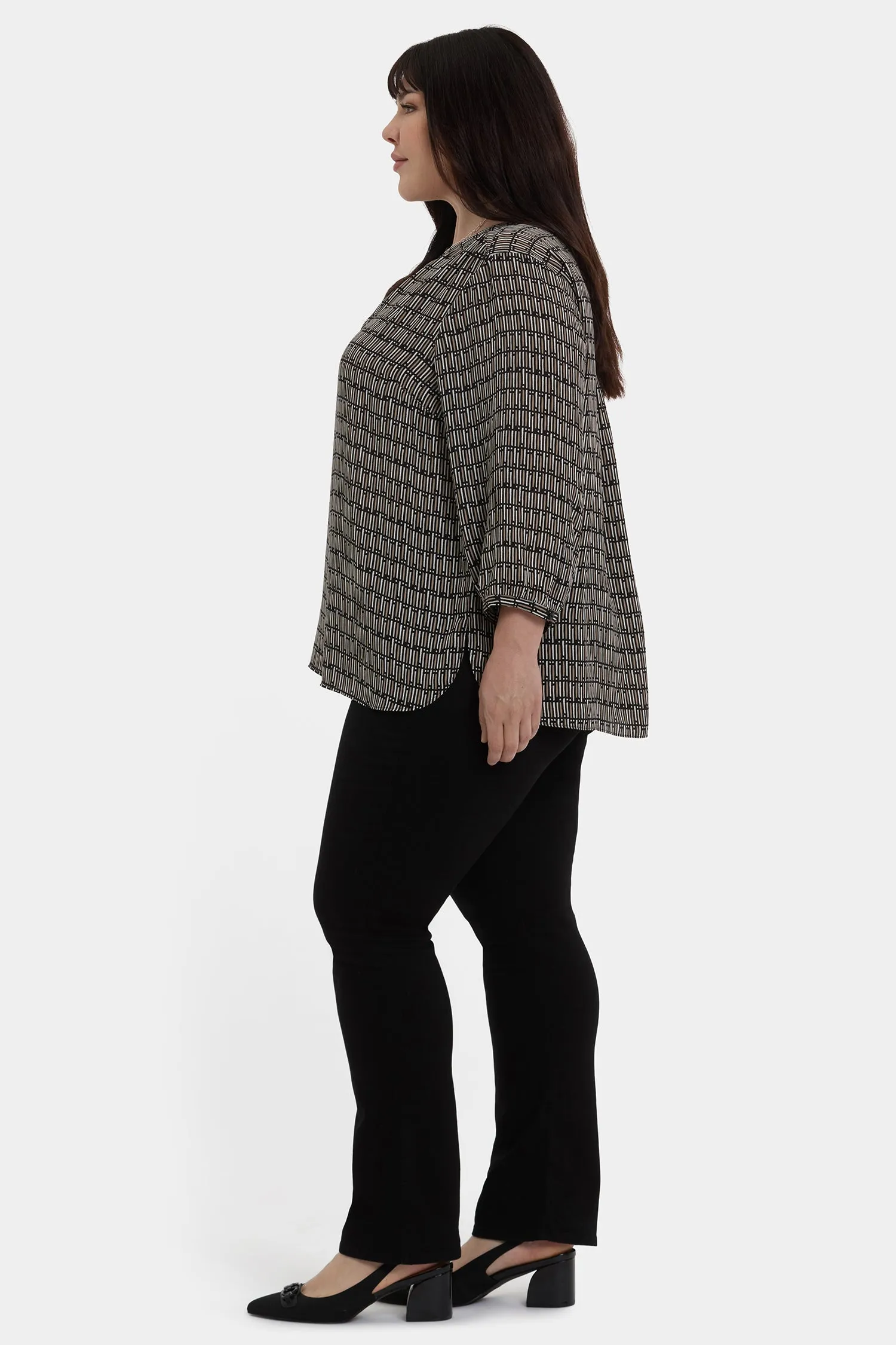 Pintuck Blouse In Plus Size - Arrieta sold by NYDJ product image thumbnail 3