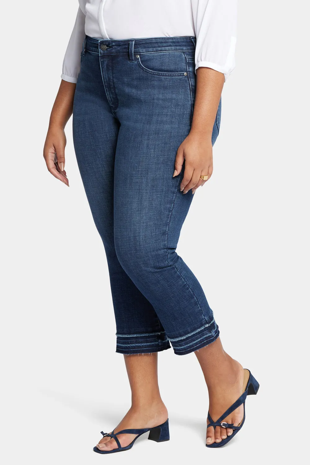 Marilyn Straight Ankle Jeans In Plus Size - Inspire sold by NYDJ product image thumbnail 3