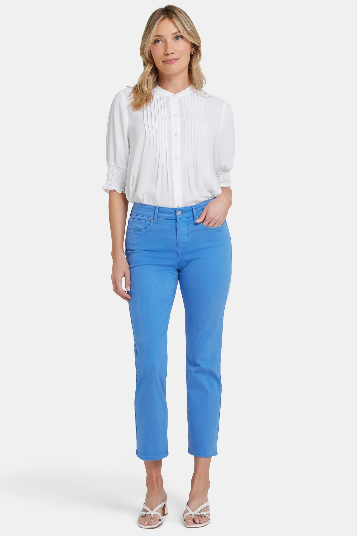 Marilyn Straight Ankle Jeans - Greek Sea sold by NYDJ