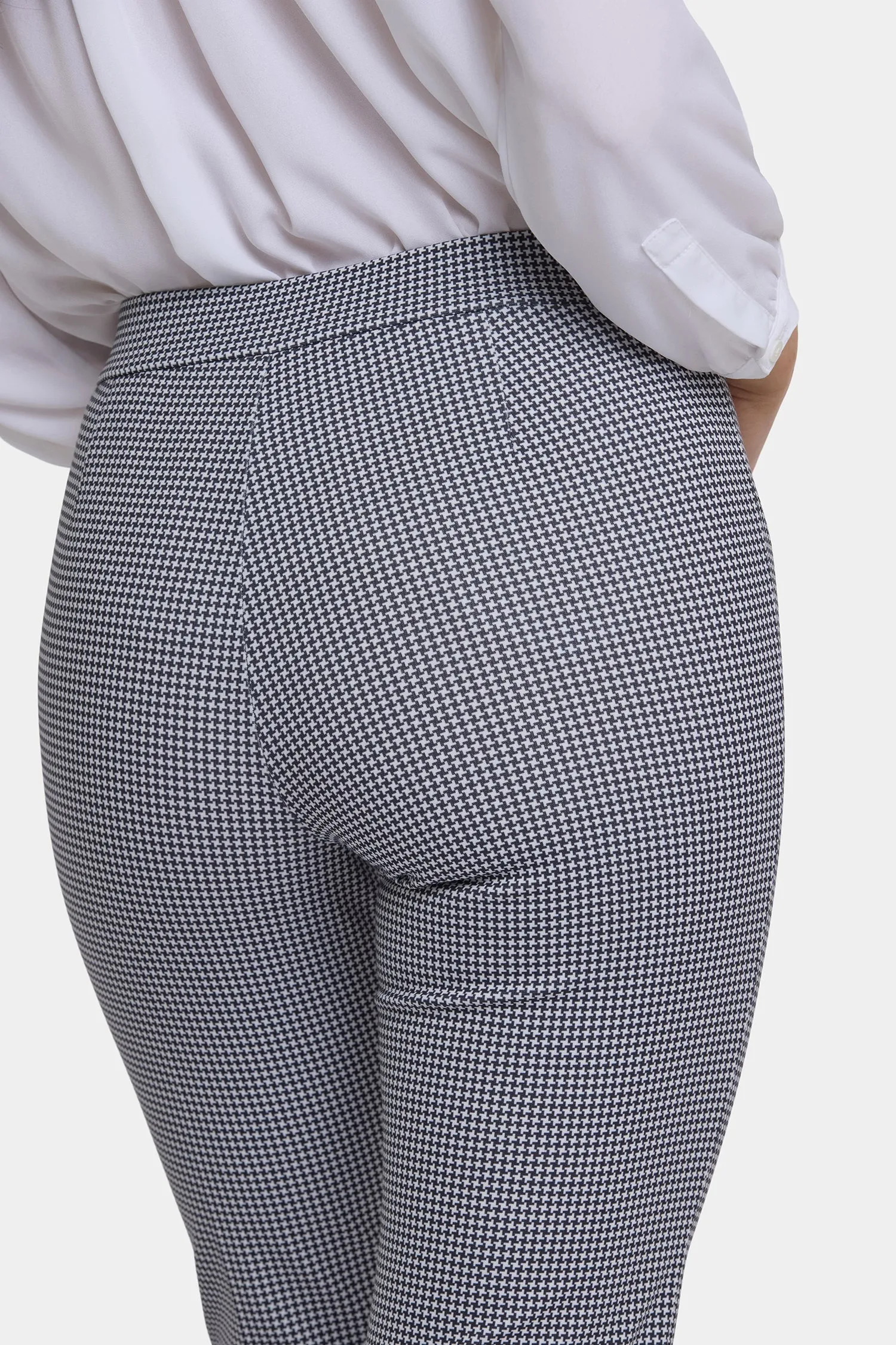 Pull-On Slim Ankle Trouser Pants - Harris Houndstooth sold by NYDJ product image thumbnail 2