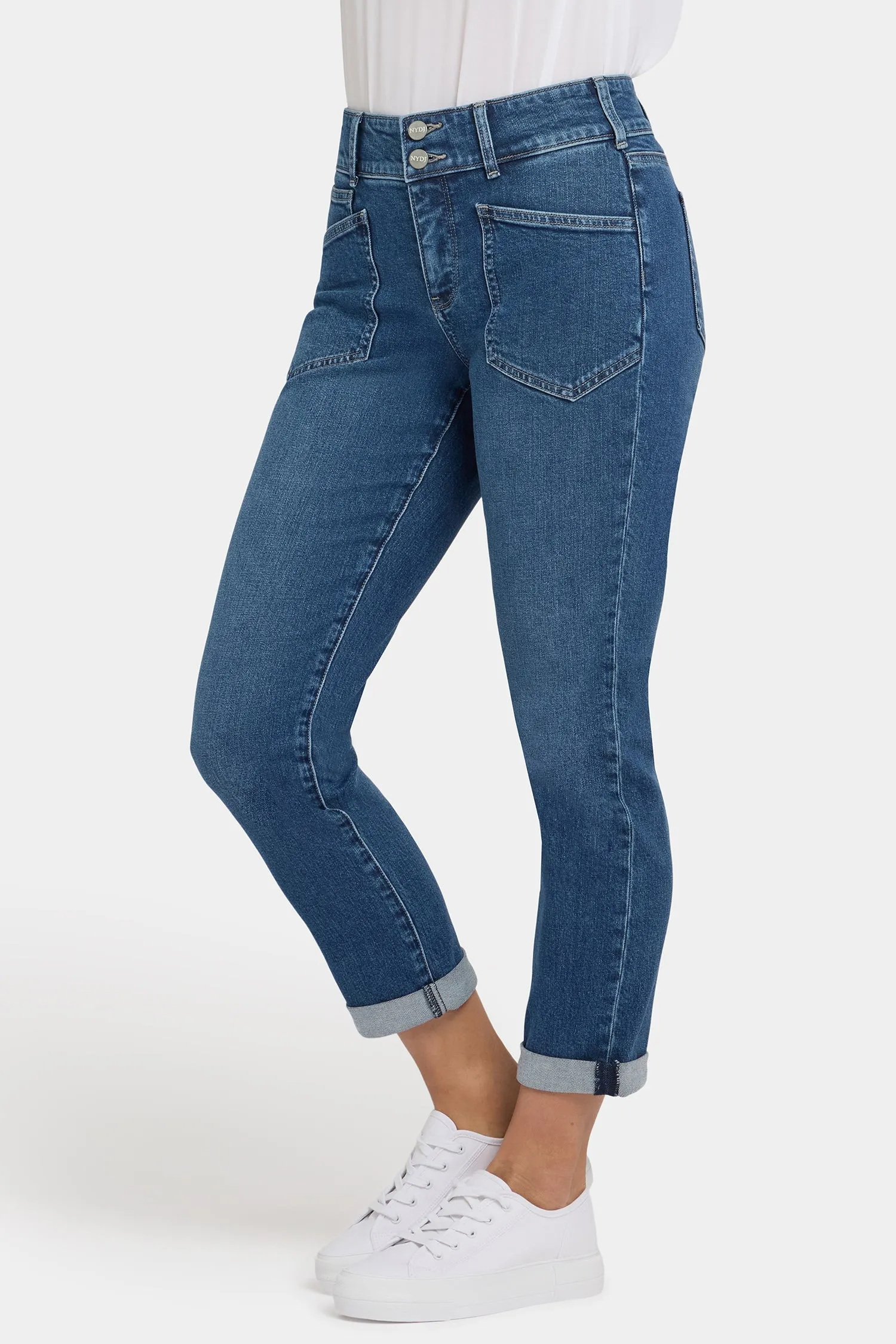 Margot Girlfriend Jeans - Lake Notre-Dame sold by NYDJ product image thumbnail 3