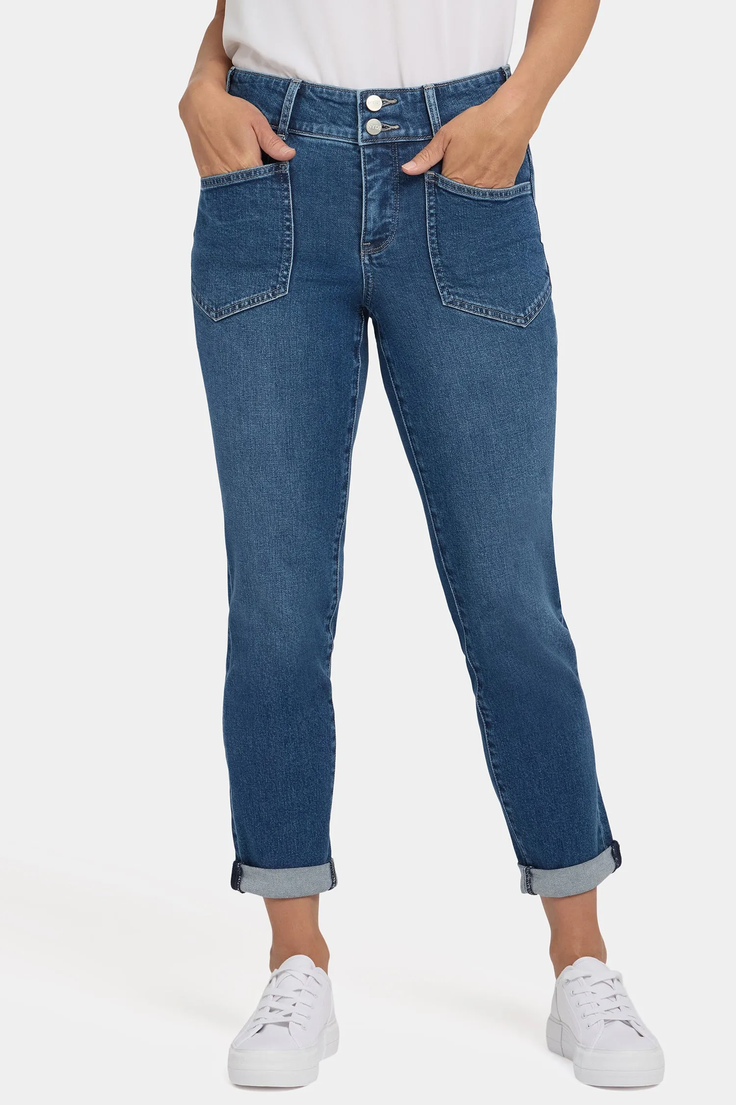 Margot Girlfriend Jeans - Lake Notre-Dame sold by NYDJ product image thumbnail 4