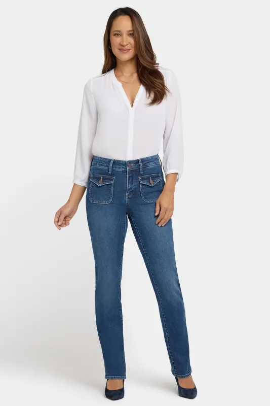 Marilyn Straight Jeans - Lake Notre-Dame sold by NYDJ