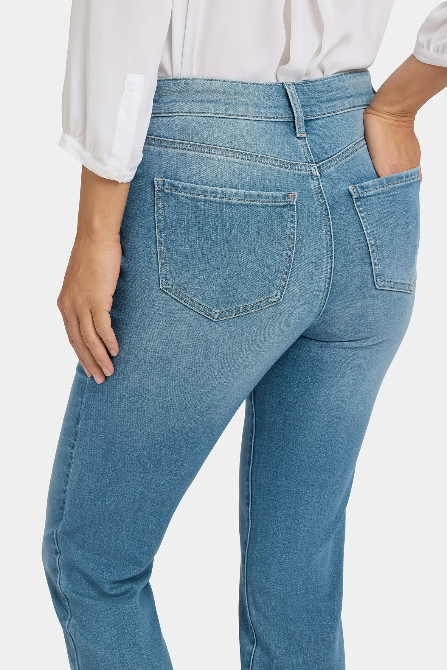 Marilyn Straight Ankle Jeans - Avenue Blue sold by NYDJ product image thumbnail 5