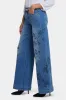 Teresa Wide Leg Jeans - Water Canyon sold by NYDJ