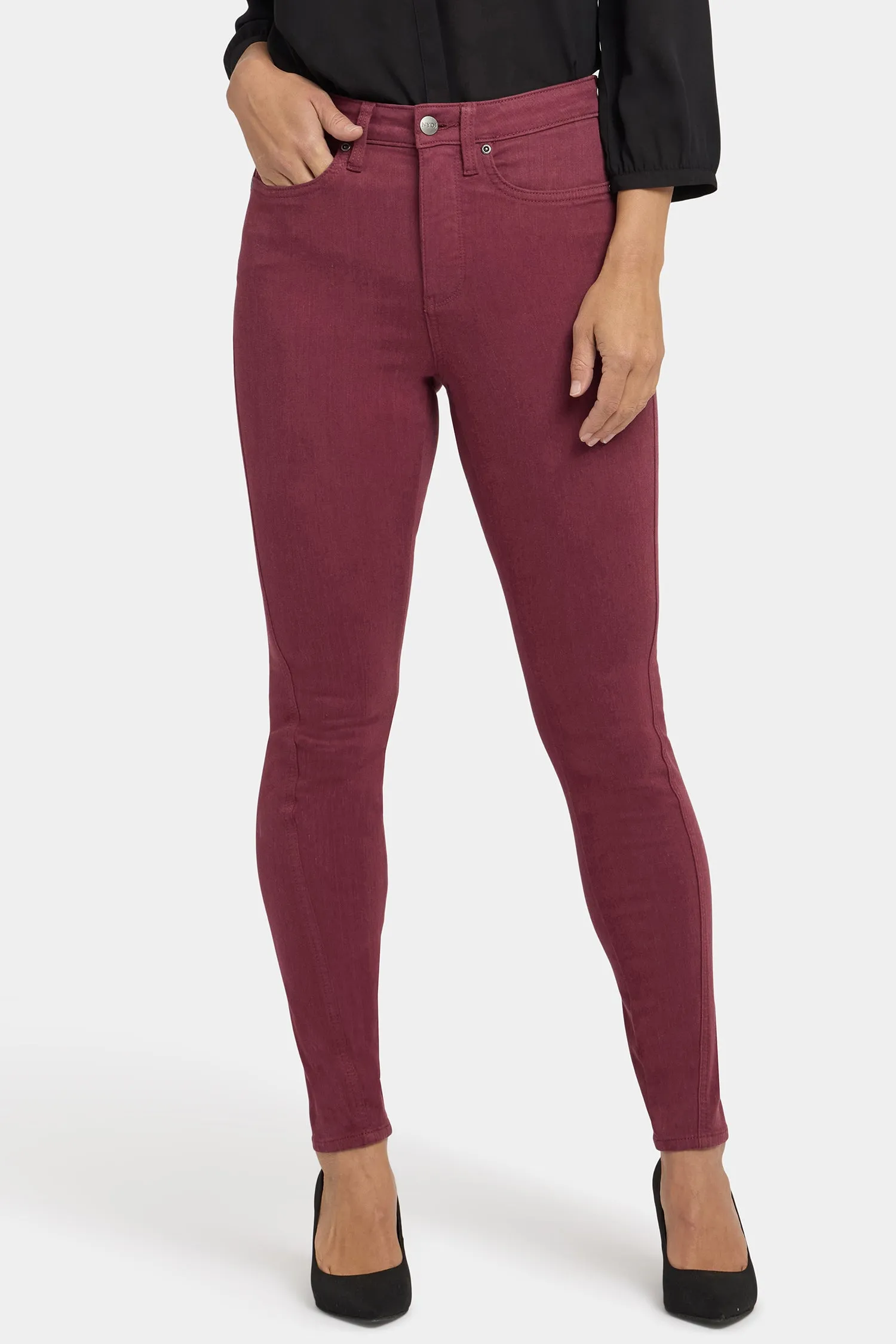 Ami Skinny Jeans - True Burgundy sold by NYDJ product image thumbnail 4