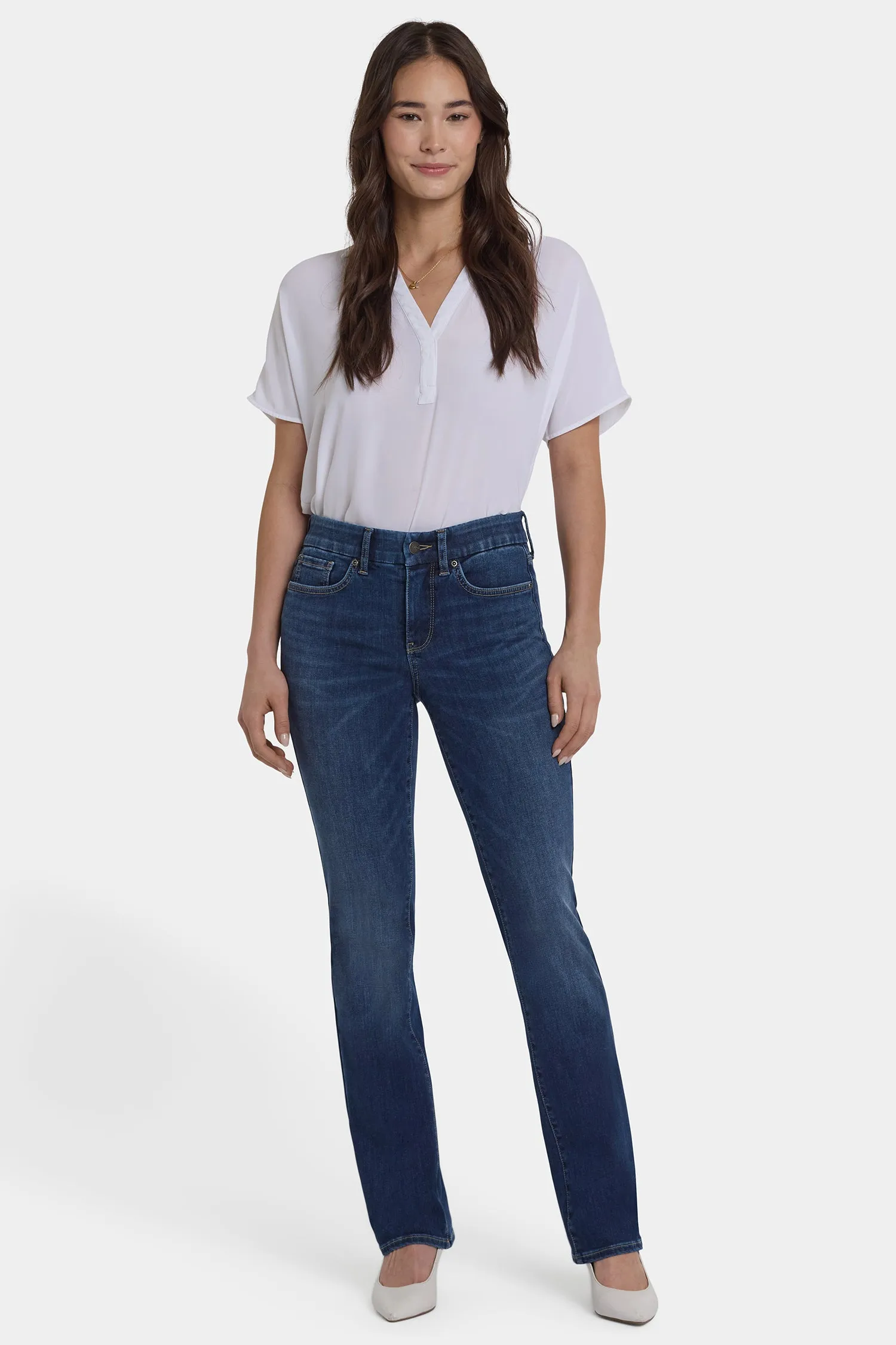 Waist-Match™ Marilyn Straight Jeans - Dark Loire sold by NYDJ
