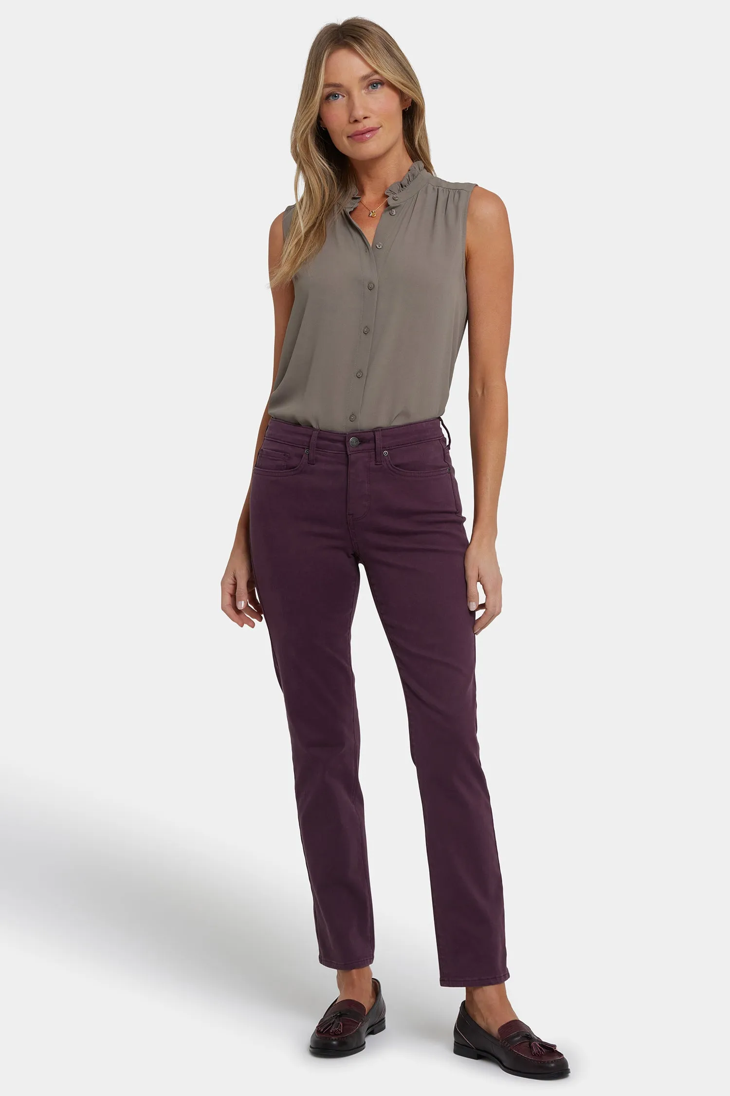 Sheri Slim Jeans - Fig sold by NYDJ