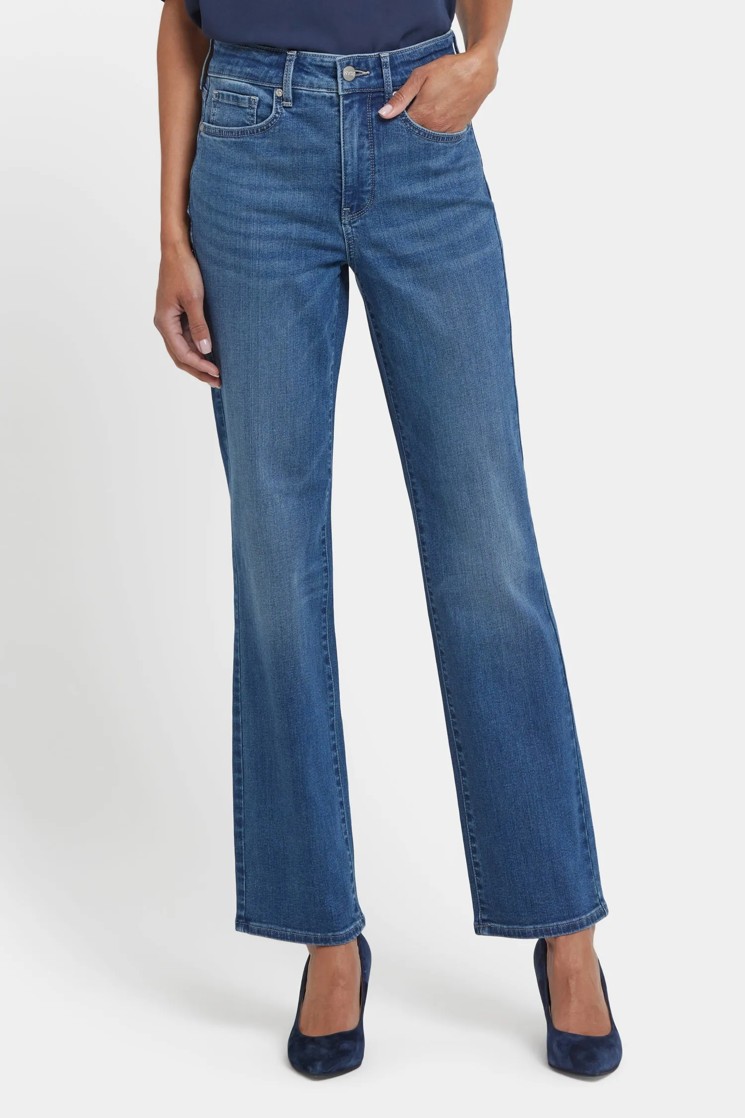 Marilyn Straight Jeans - Lake Notre-Dame sold by NYDJ product image thumbnail 4