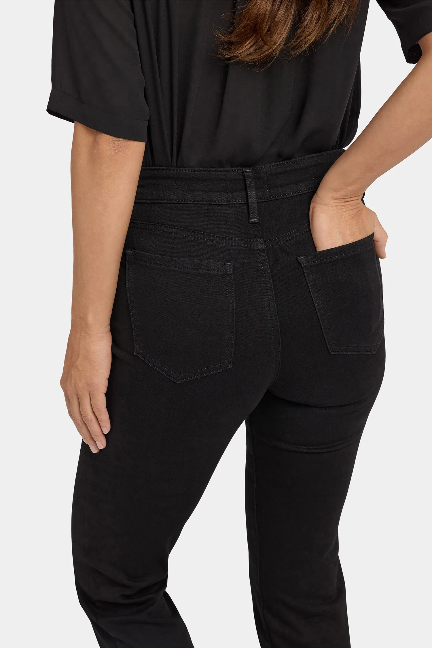 Marilyn Straight Jeans - Black Rinse sold by NYDJ product image thumbnail 2