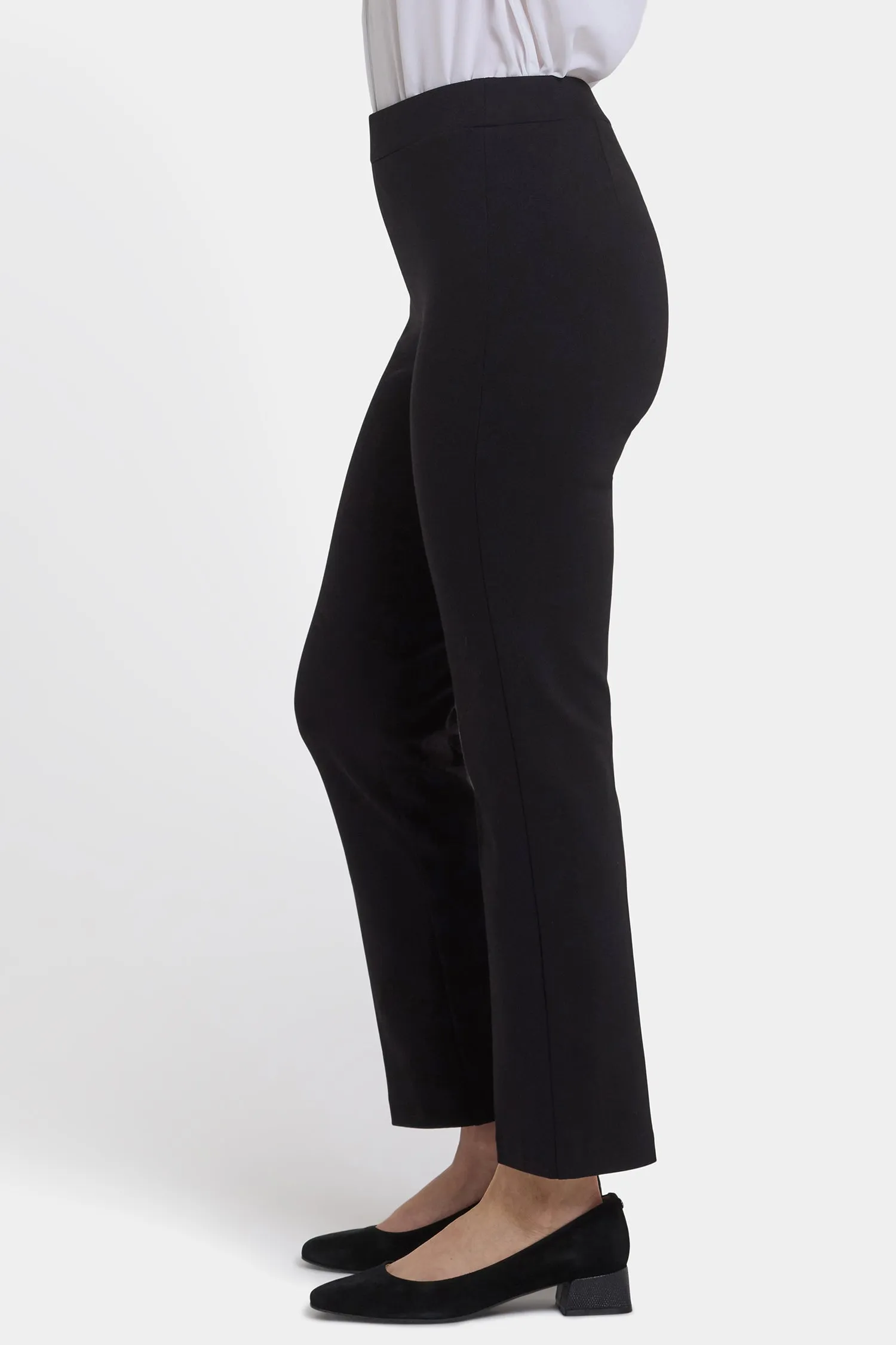 Pull-On Slim Ankle Trouser Pants - Black sold by NYDJ product image thumbnail 3
