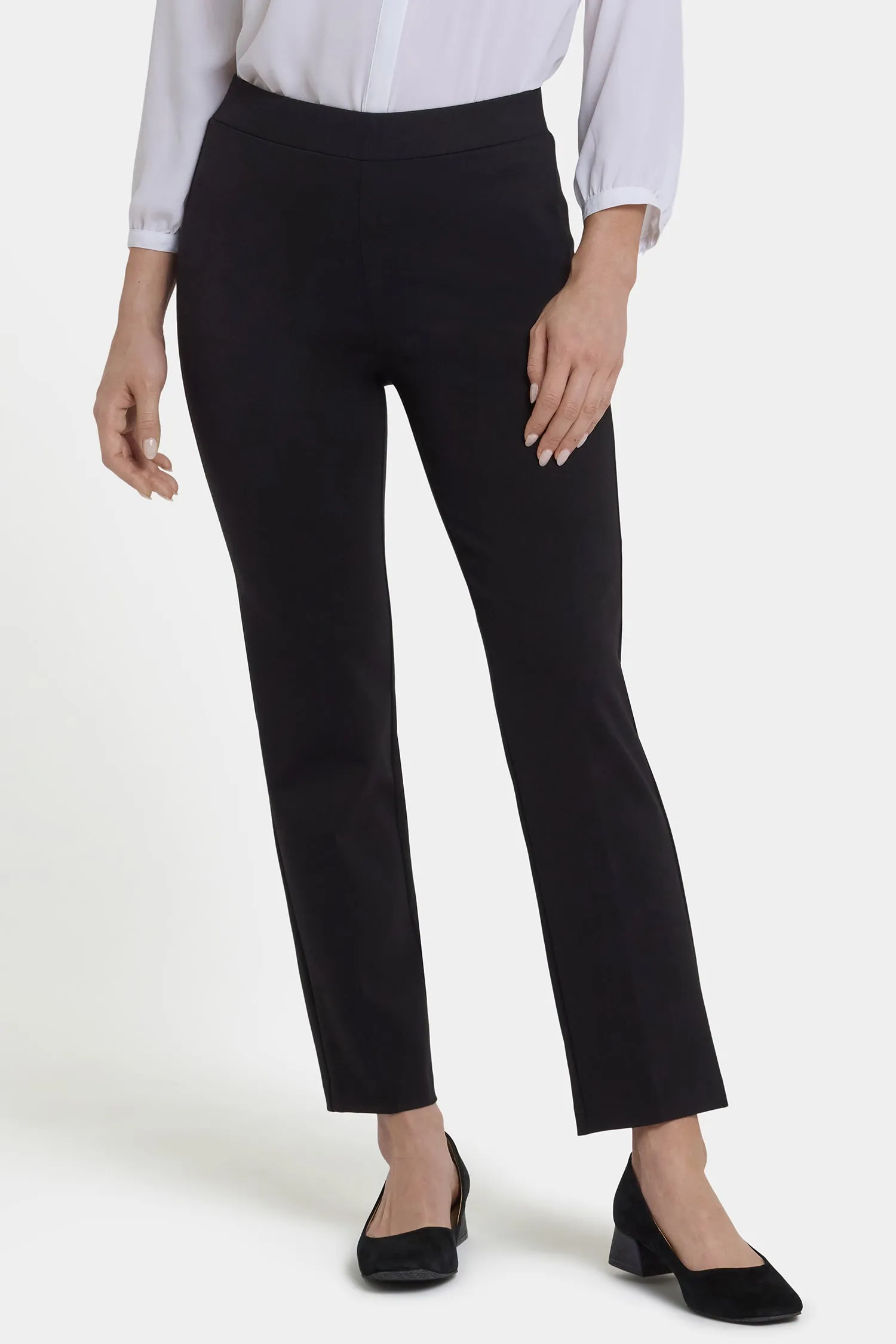 Pull-On Slim Ankle Trouser Pants - Black sold by NYDJ product image thumbnail 4