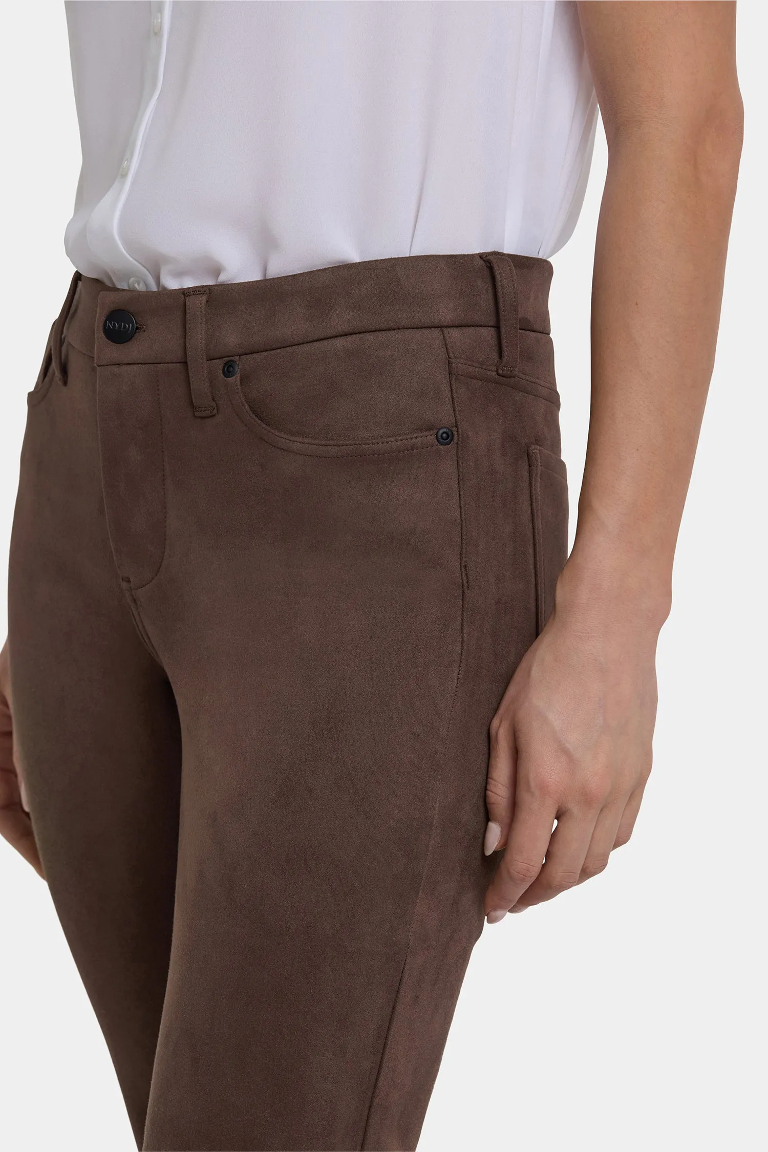 Marilyn Straight Pants - Coffee Bean sold by NYDJ product image thumbnail 5