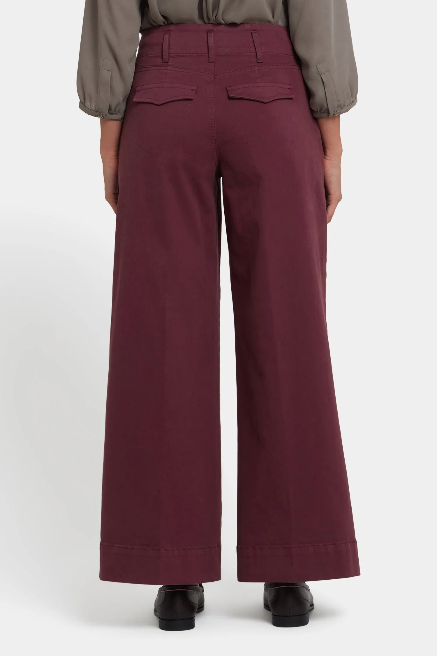 Mona Wide Leg Trouser Jeans - Sienna Red sold by NYDJ product image thumbnail 2