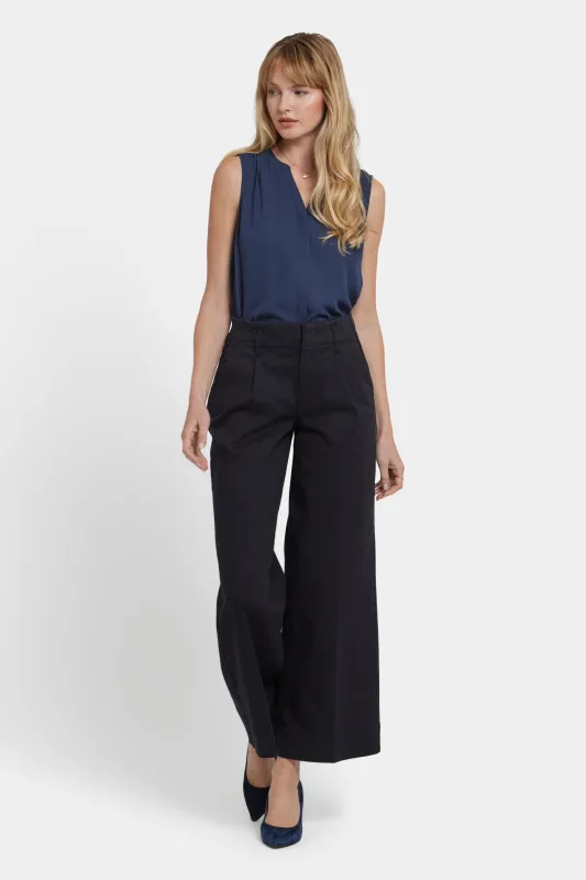 Mona Wide Leg Trouser Jeans - Black sold by NYDJ