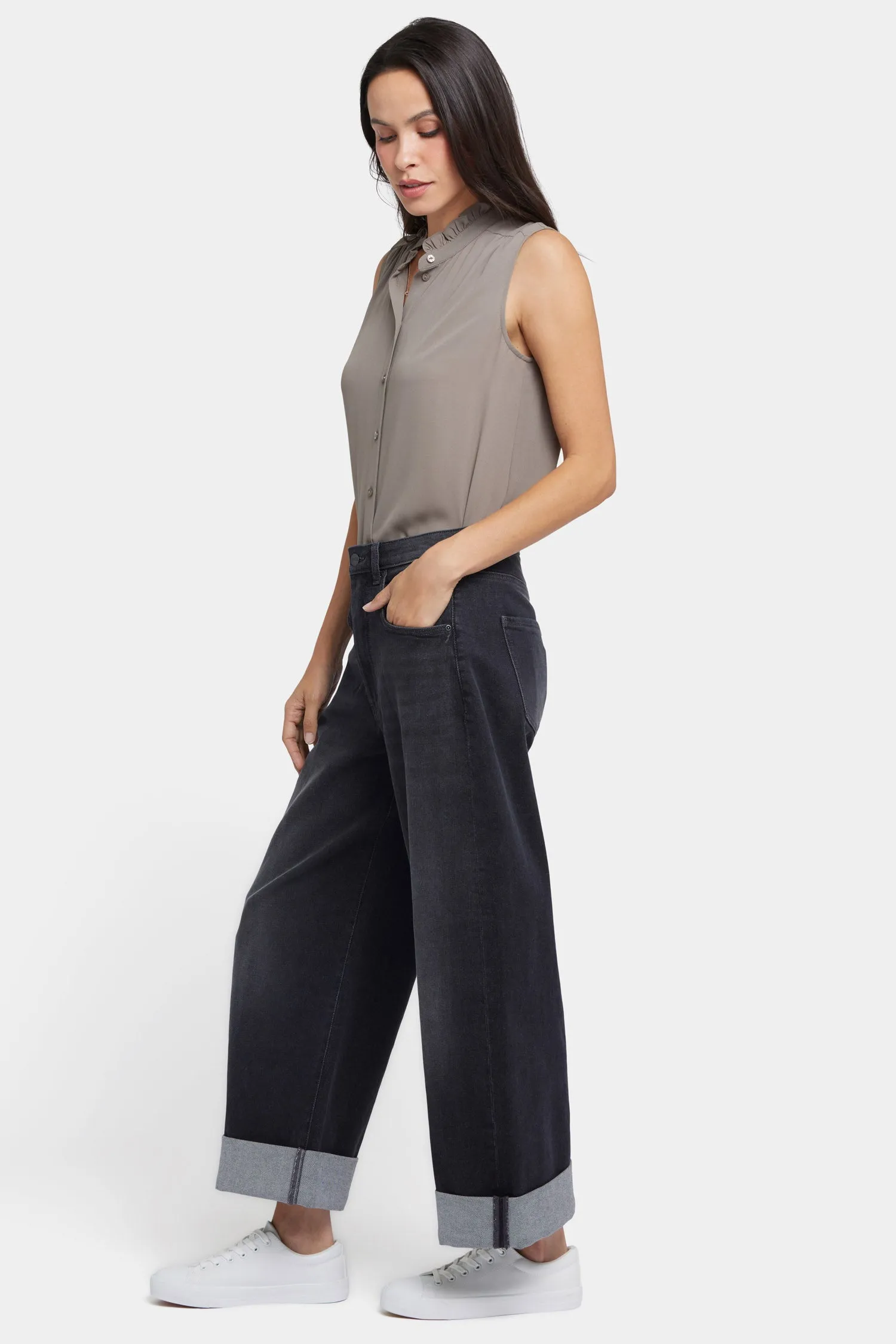Renee Baggy Wide Leg Jeans - Murcia Peaks sold by NYDJ product image thumbnail 5