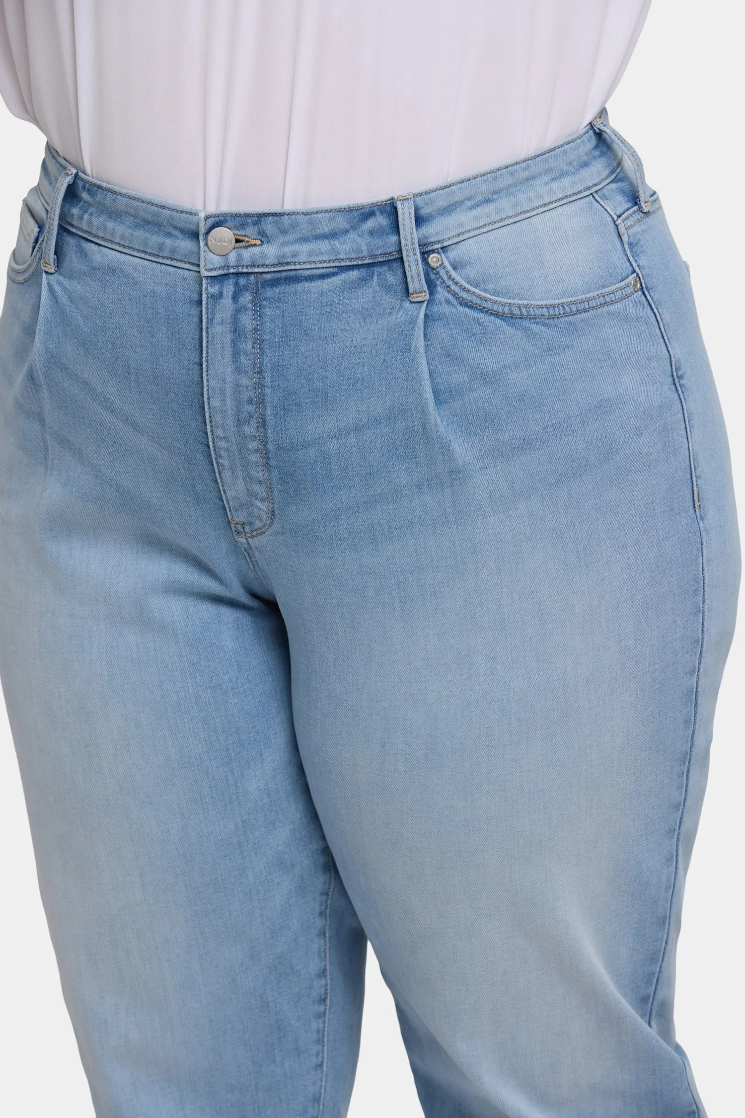 Balloon Ankle Jeans In Plus Size - Santiago Sea sold by NYDJ product image thumbnail 5