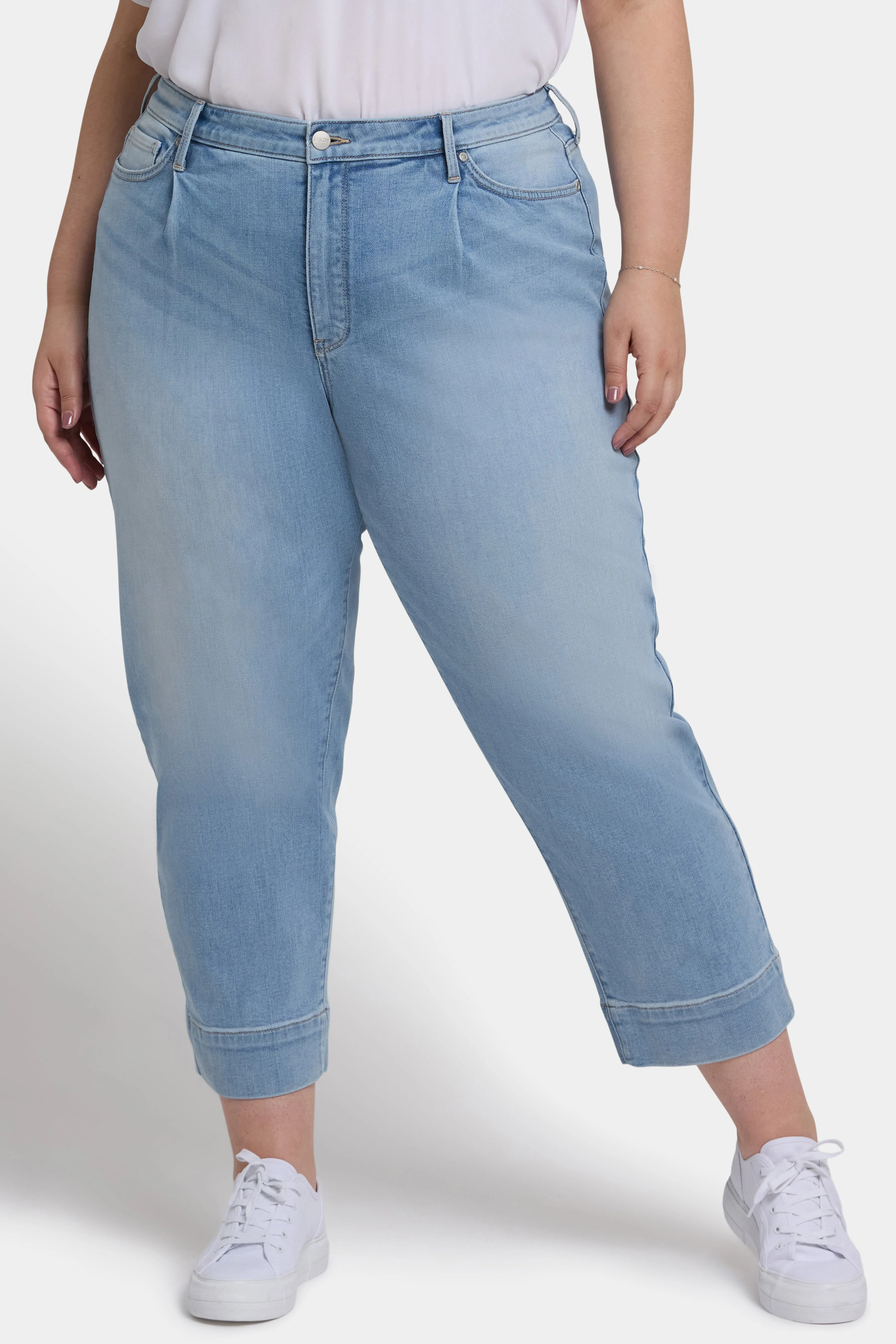 Balloon Ankle Jeans In Plus Size - Santiago Sea sold by NYDJ product image thumbnail 4