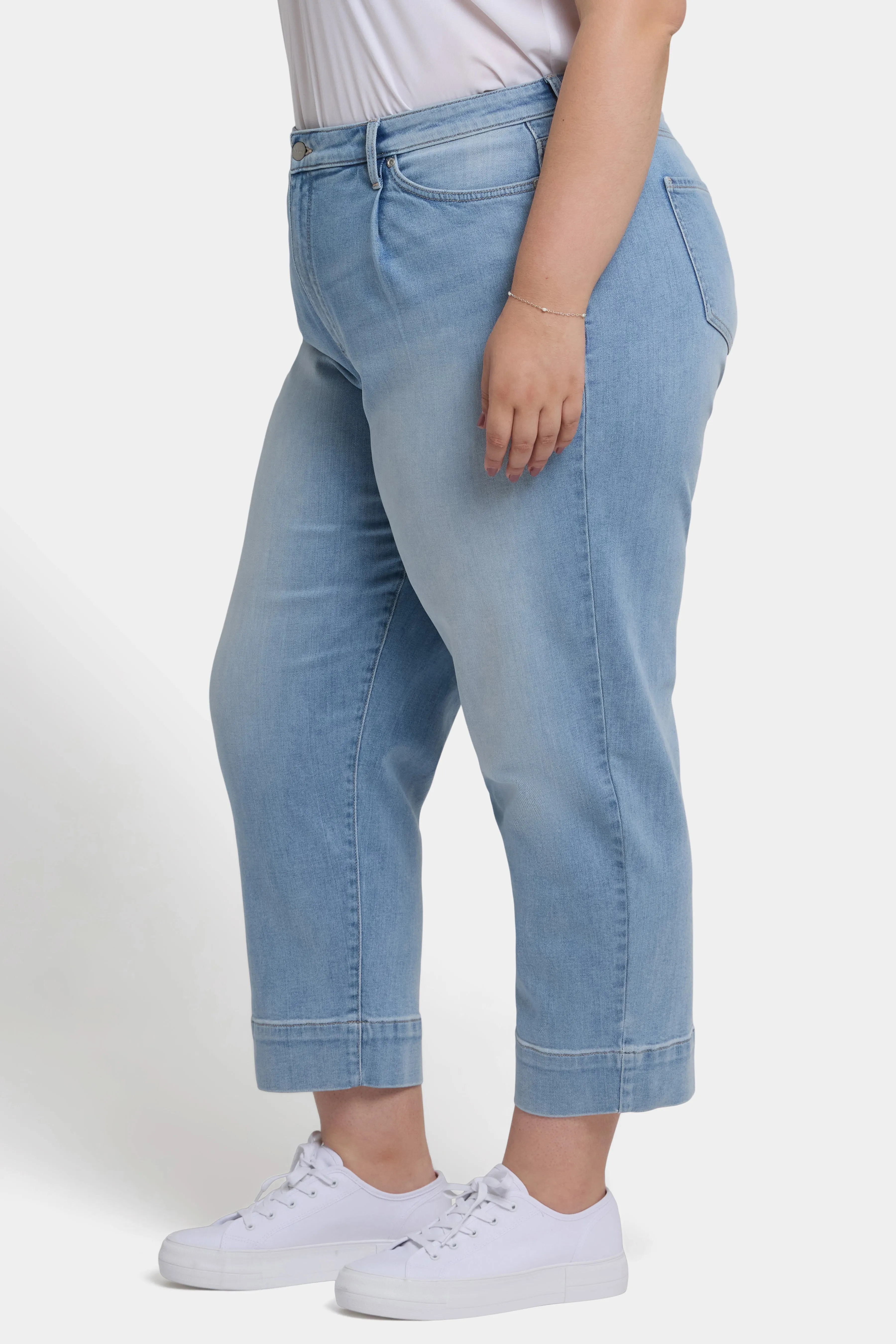 Balloon Ankle Jeans In Plus Size - Santiago Sea sold by NYDJ product image thumbnail 3