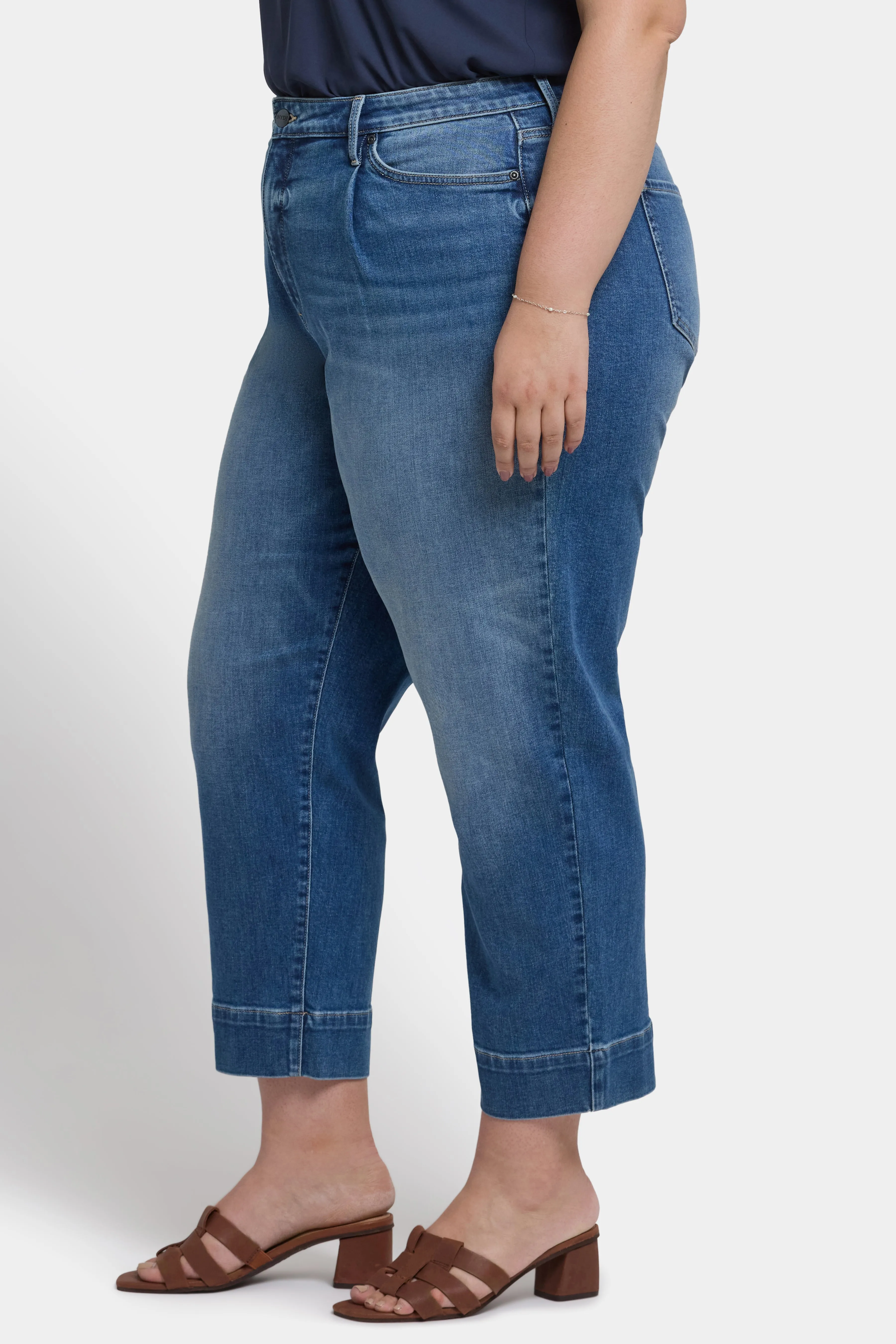 Balloon Ankle Jeans In Plus Size - Picasso Lake sold by NYDJ product image thumbnail 3