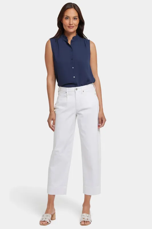 Balloon Ankle Jeans - Optic White sold by NYDJ