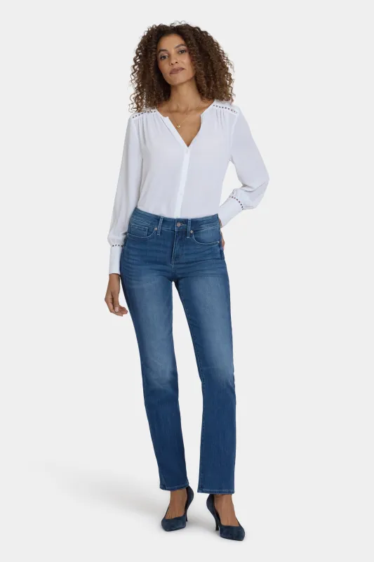 Marilyn Straight Jeans - Cool Marine sold by NYDJ