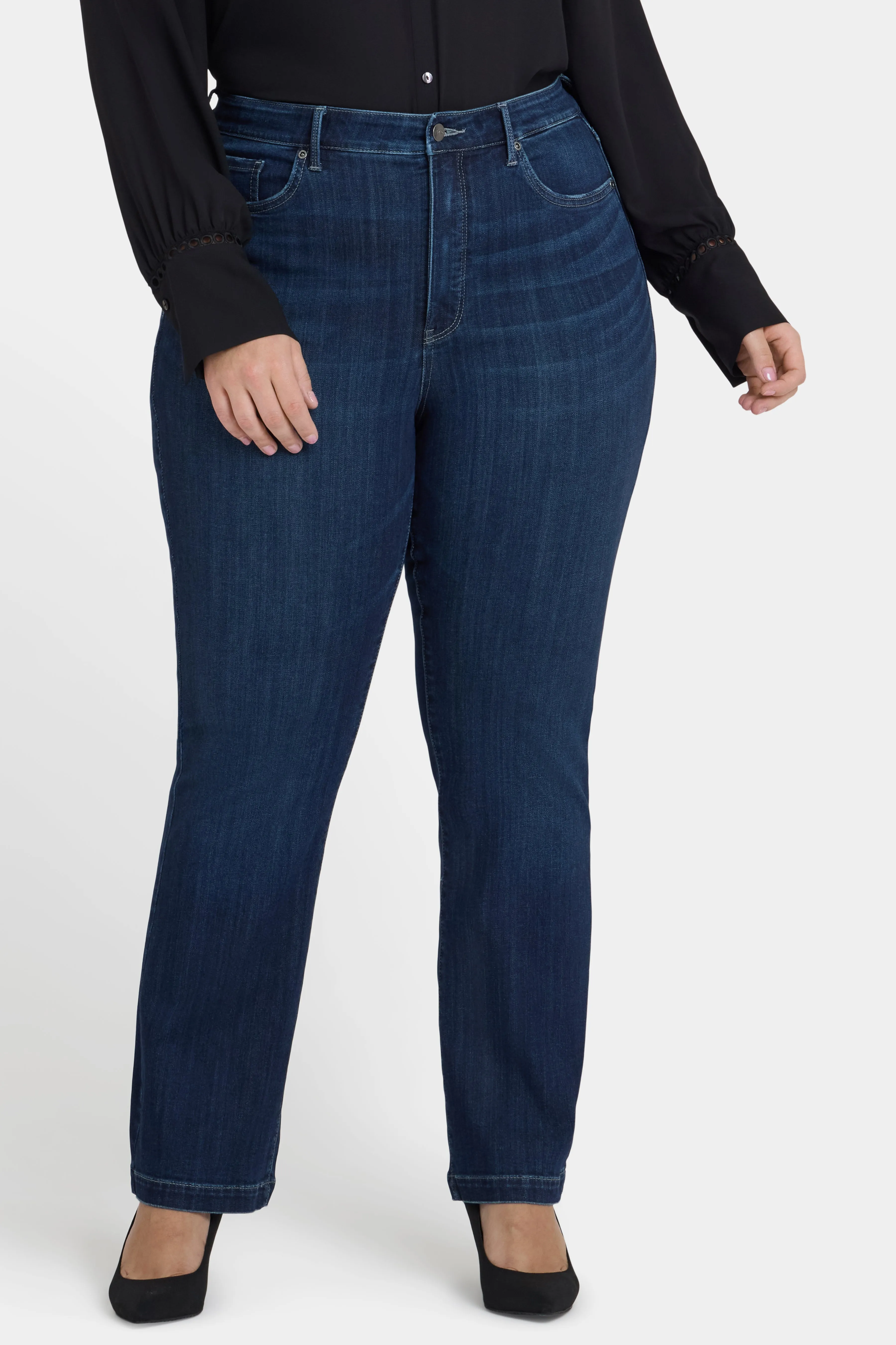 Teresa Wide Leg Jeans In Plus Size - Ink Skyline sold by NYDJ product image thumbnail 4