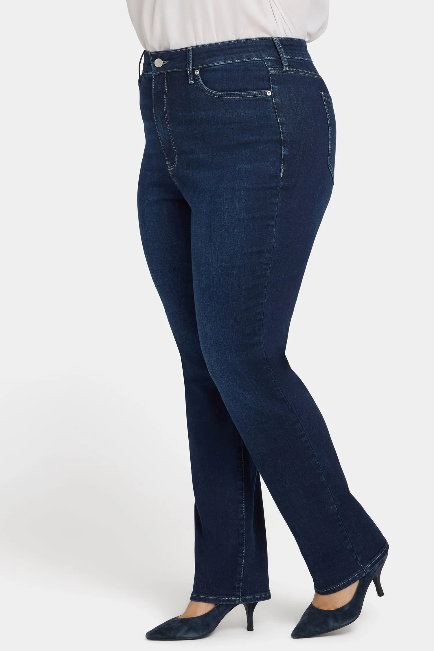 Marilyn Straight Jeans In Plus Size - Midnight Breeze sold by NYDJ product image thumbnail 3