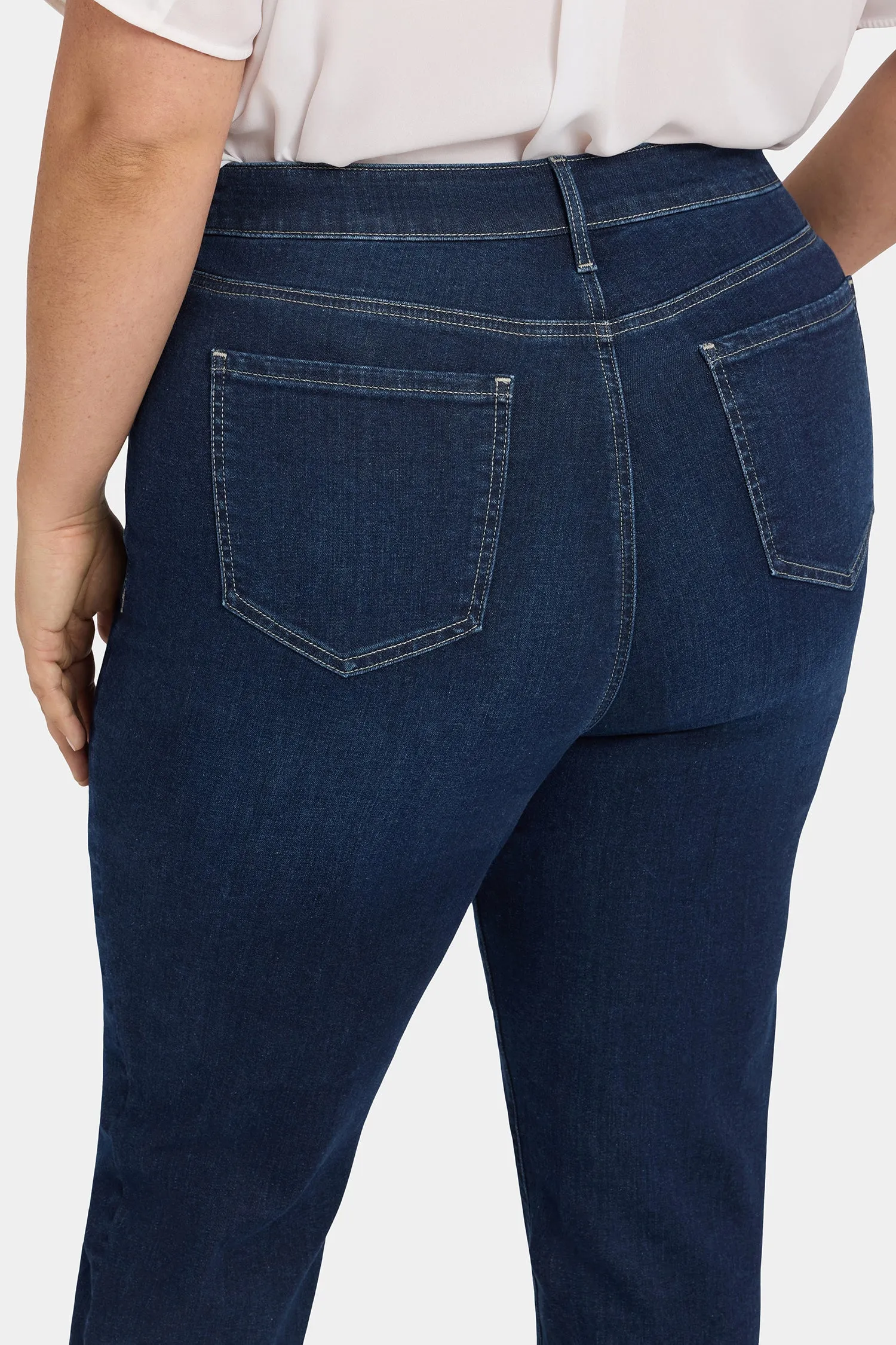 Marilyn Straight Jeans In Plus Size - Midnight Breeze sold by NYDJ product image thumbnail 5