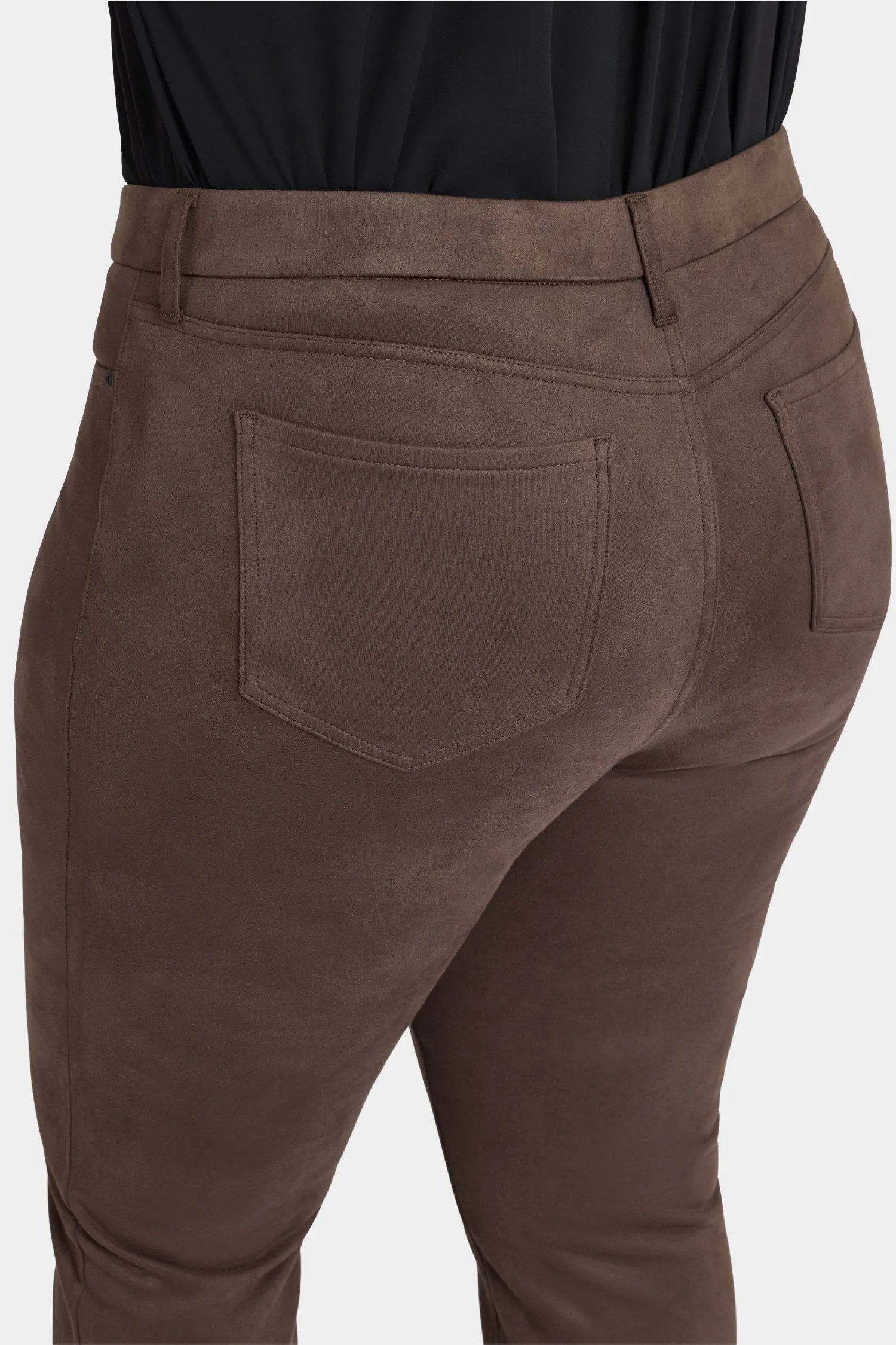Marilyn Straight Pants In Plus Size - Coffee Bean sold by NYDJ product image thumbnail 5
