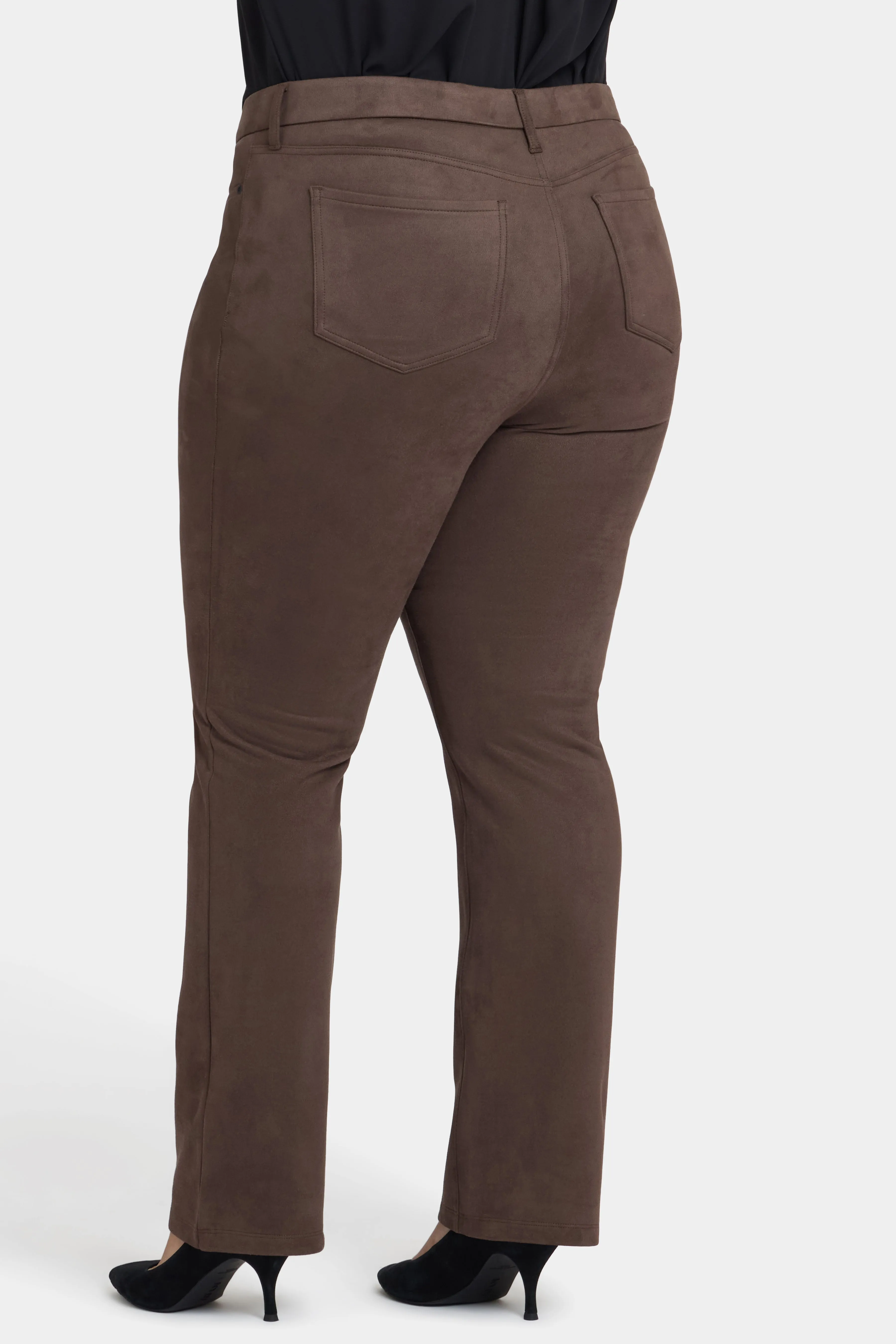 Marilyn Straight Pants In Plus Size - Coffee Bean sold by NYDJ product image thumbnail 2