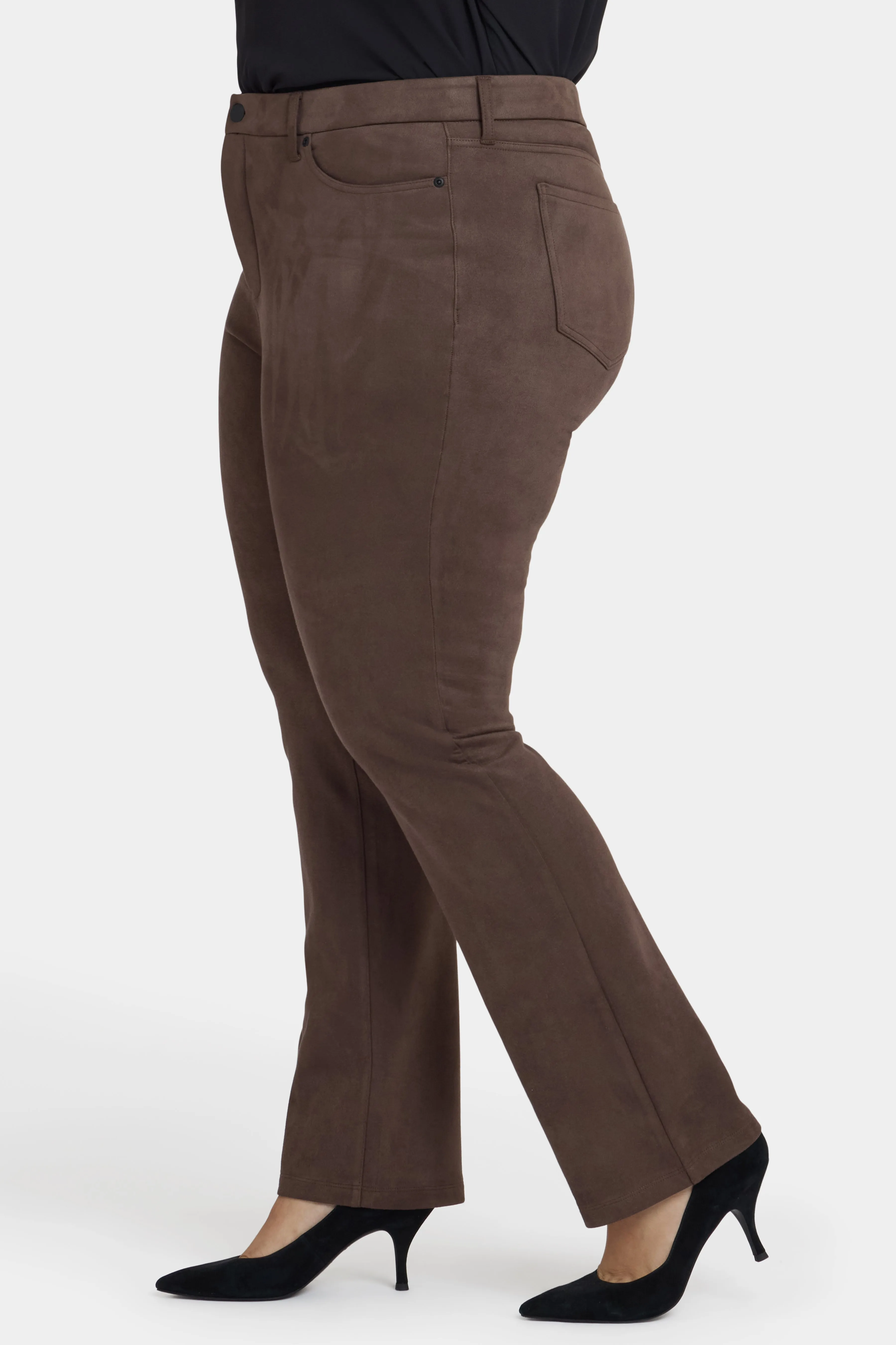 Marilyn Straight Pants In Plus Size - Coffee Bean sold by NYDJ product image thumbnail 3