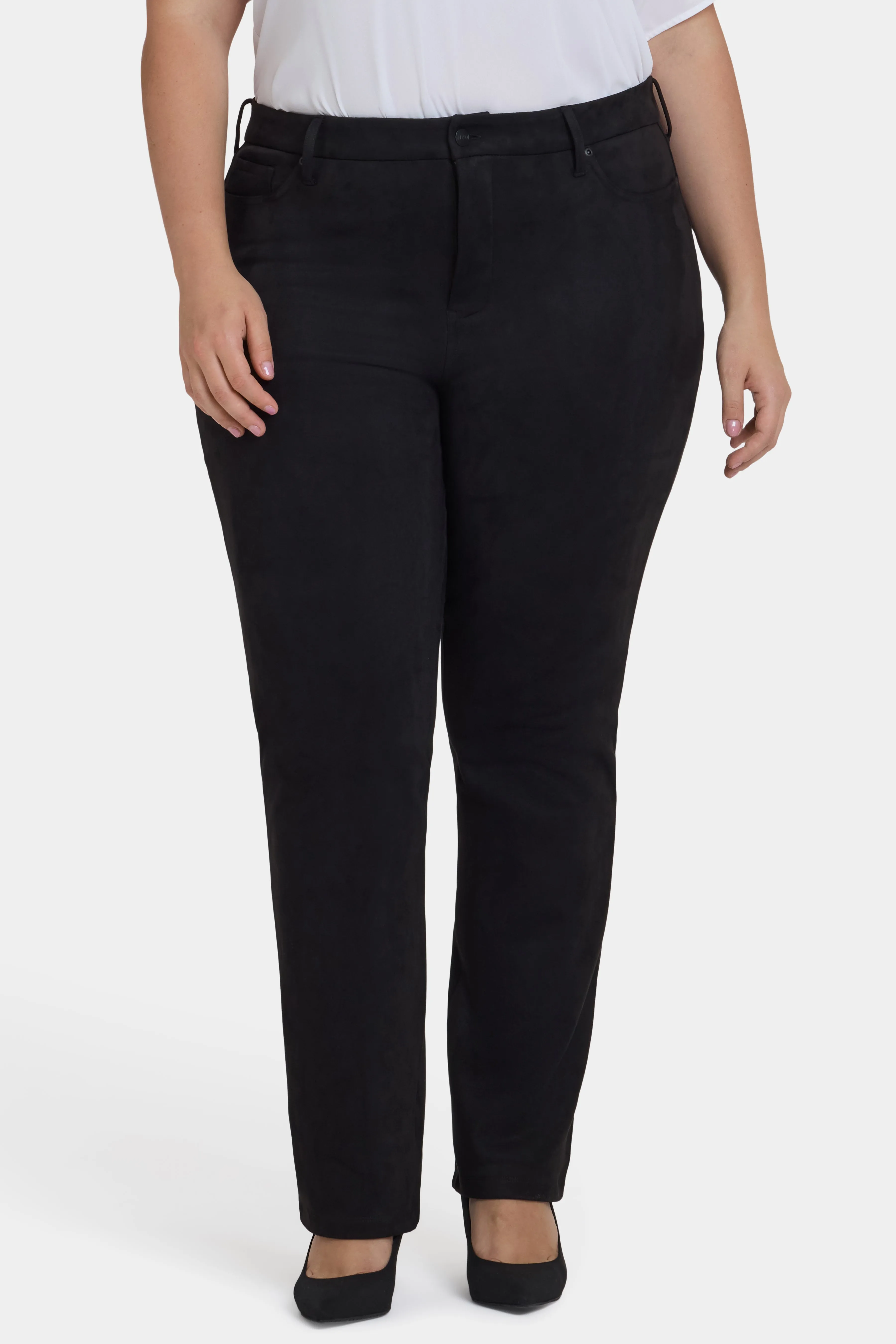 Marilyn Straight Pants In Plus Size - Black sold by NYDJ product image thumbnail 4