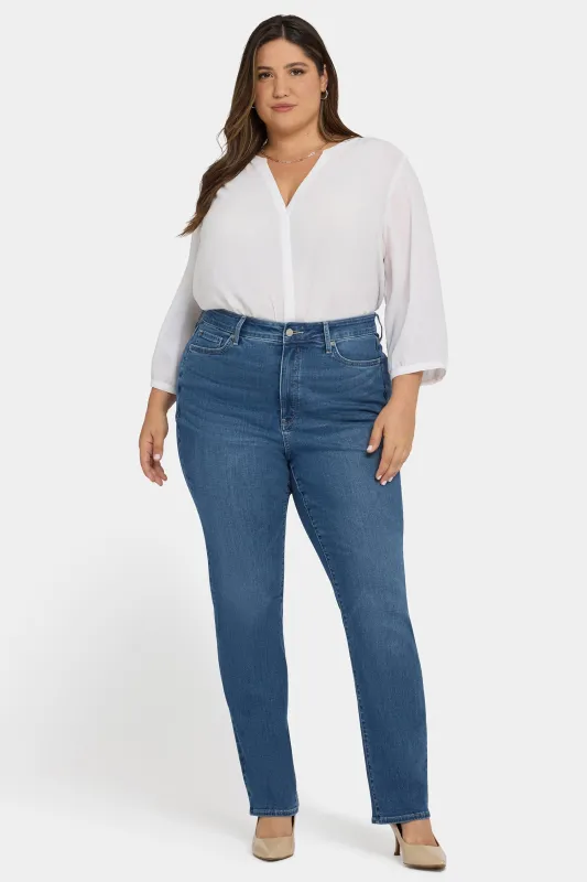 Marilyn Straight Jeans In Plus Size - Lake Notre-Dame sold by NYDJ