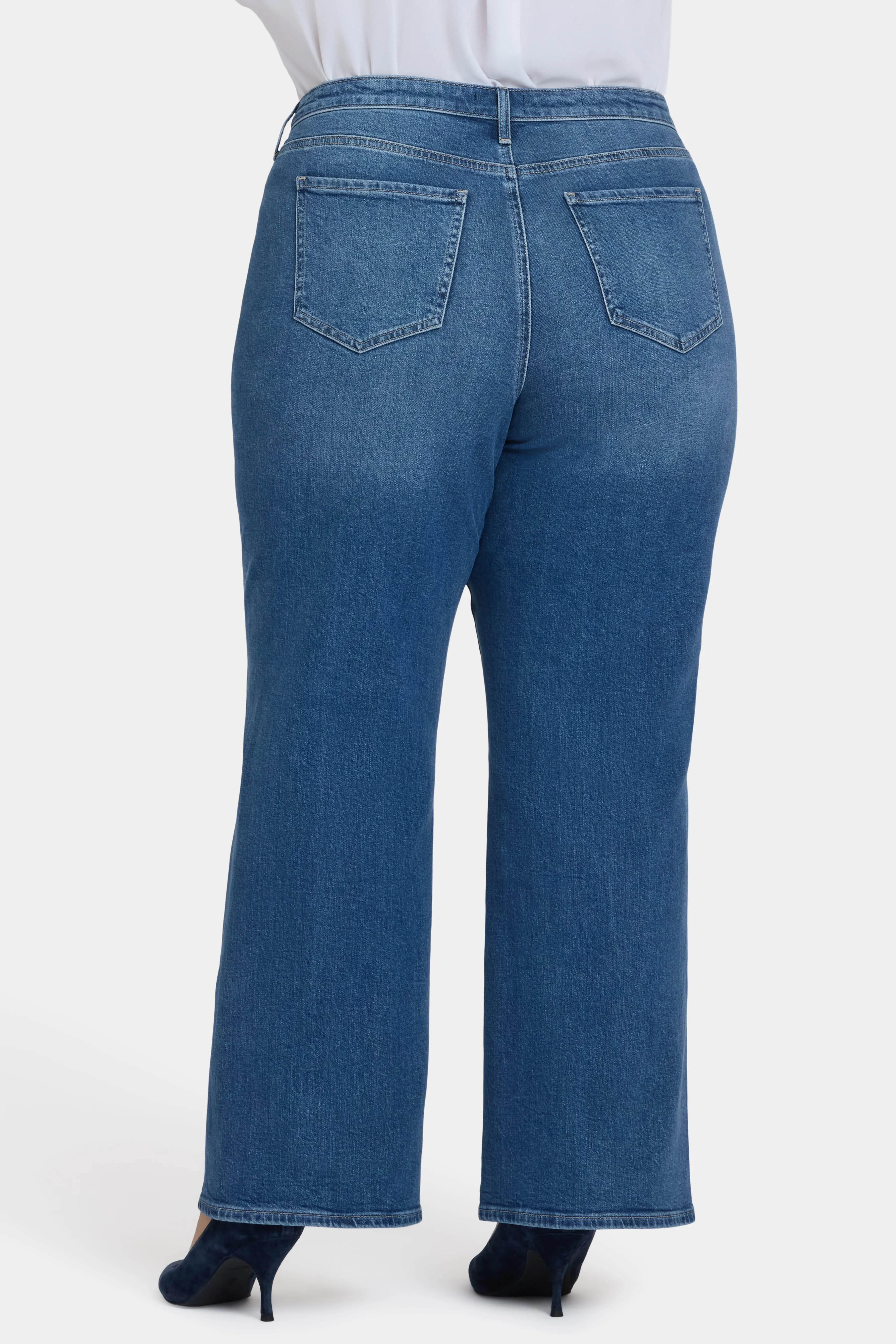 Teresa Wide Leg Jeans In Plus Size - Romantic Indigo sold by NYDJ product image thumbnail 2