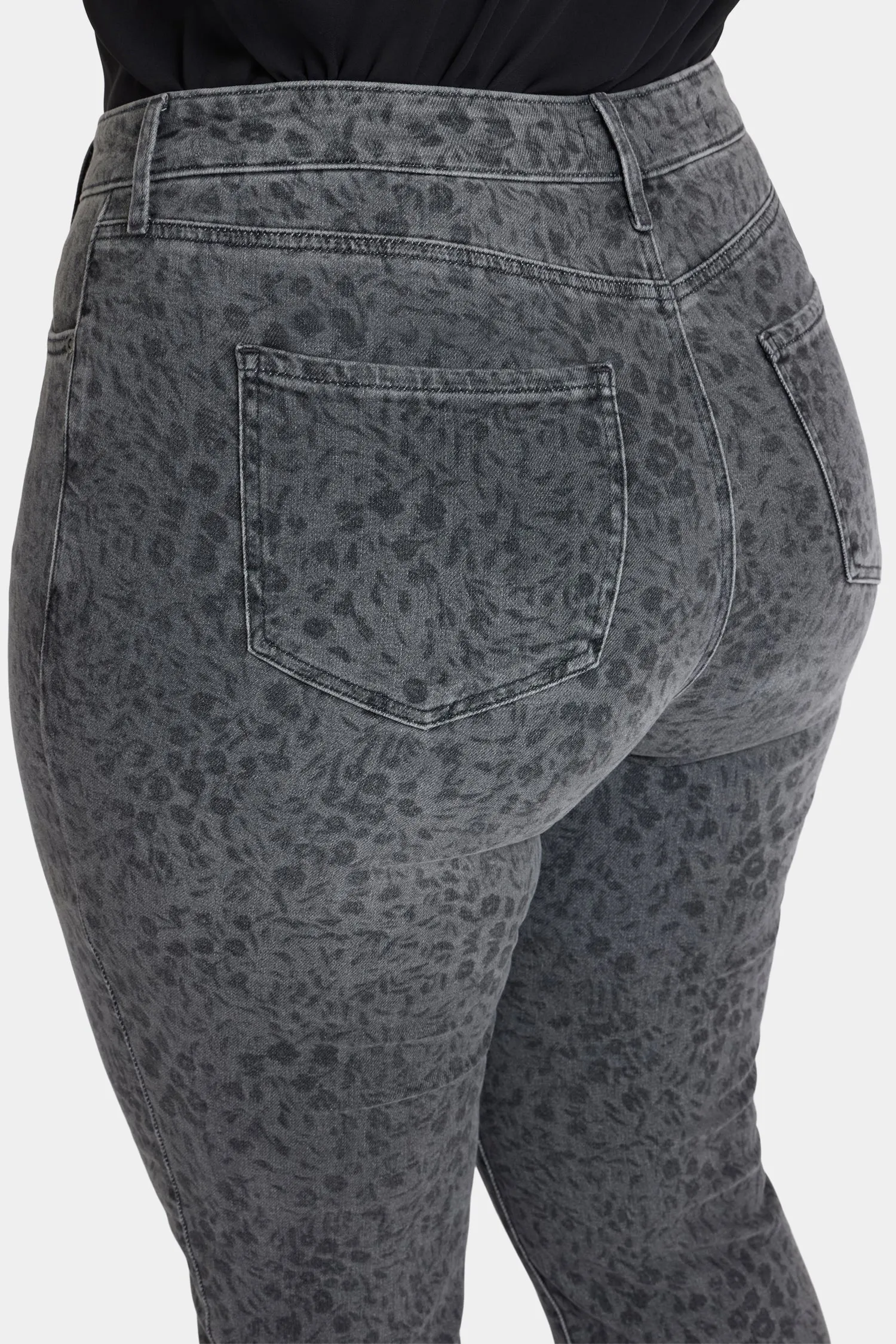 Marilyn Straight Jeans In Plus Size - Grey Daniela Ditsy sold by NYDJ product image thumbnail 5